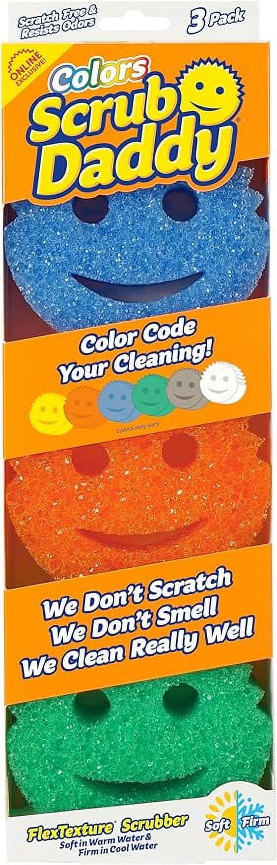 Two Pack Pack 6 Count Colors Flexible Non Scratch 3X2 Sponges