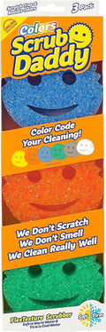 Two Pack Pack 6 Count Colors Flexible Non Scratch 3X2 Sponges