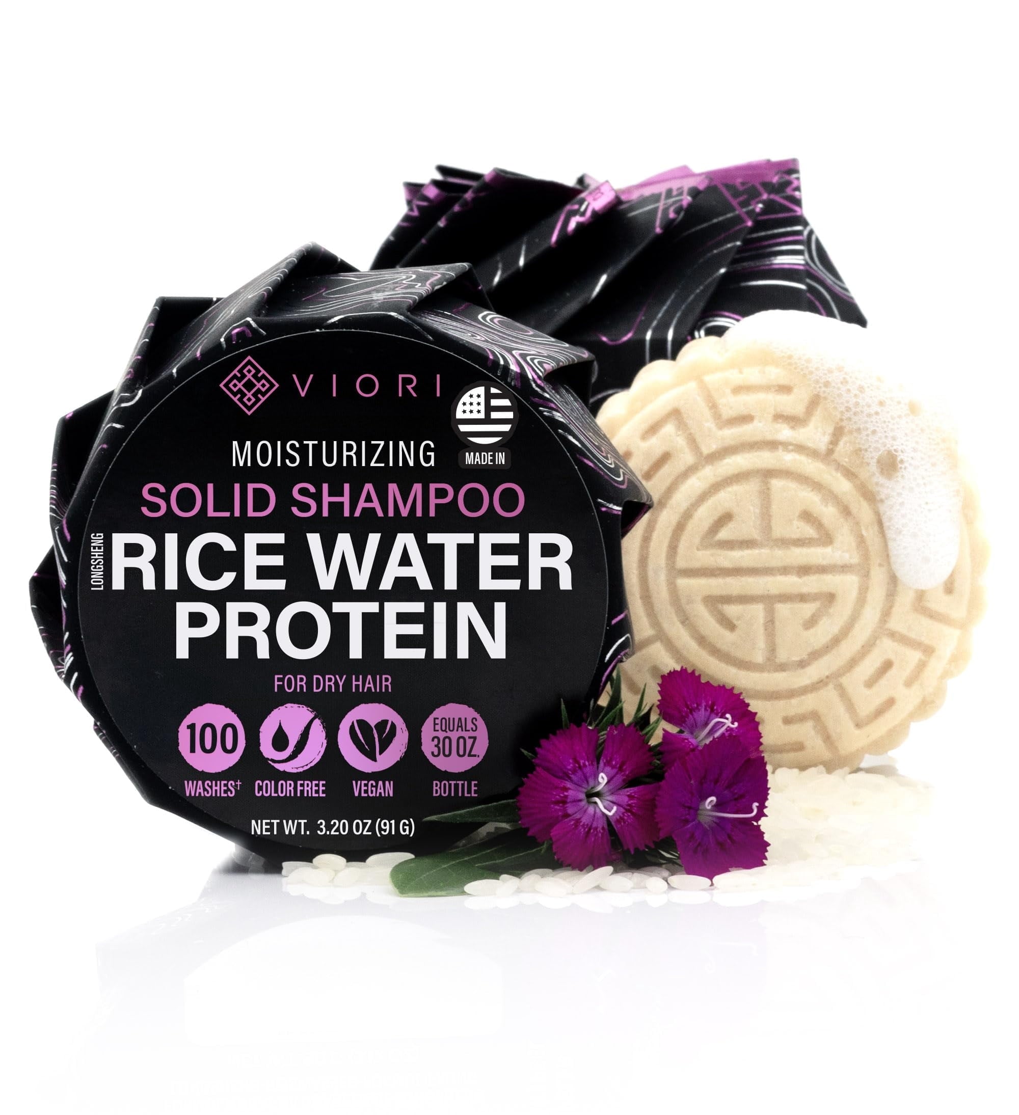Citrus Yao Shampoo Bar Made with Rice Water- Volumizing