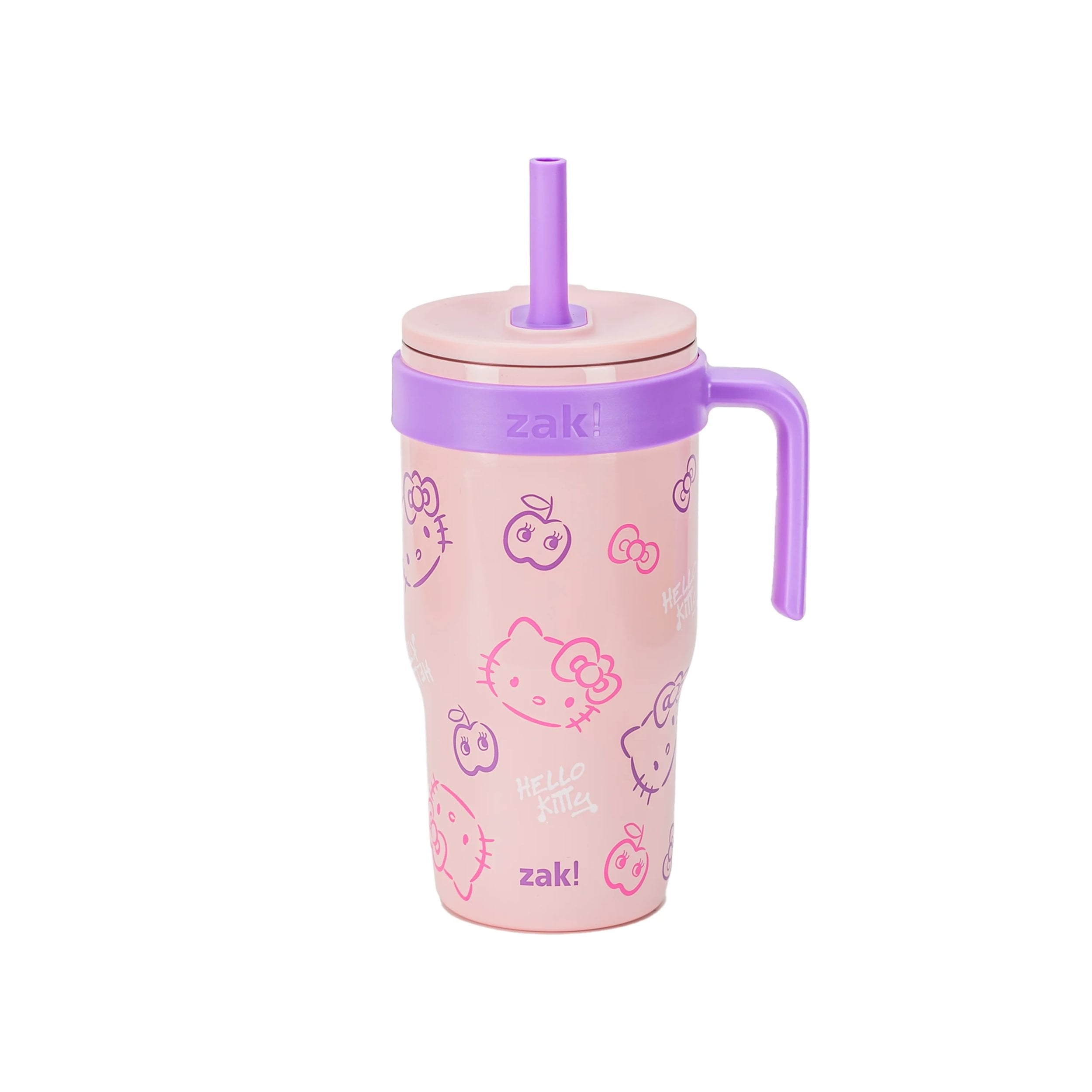 18oz Stitch Kids Straw Handle Tumbler