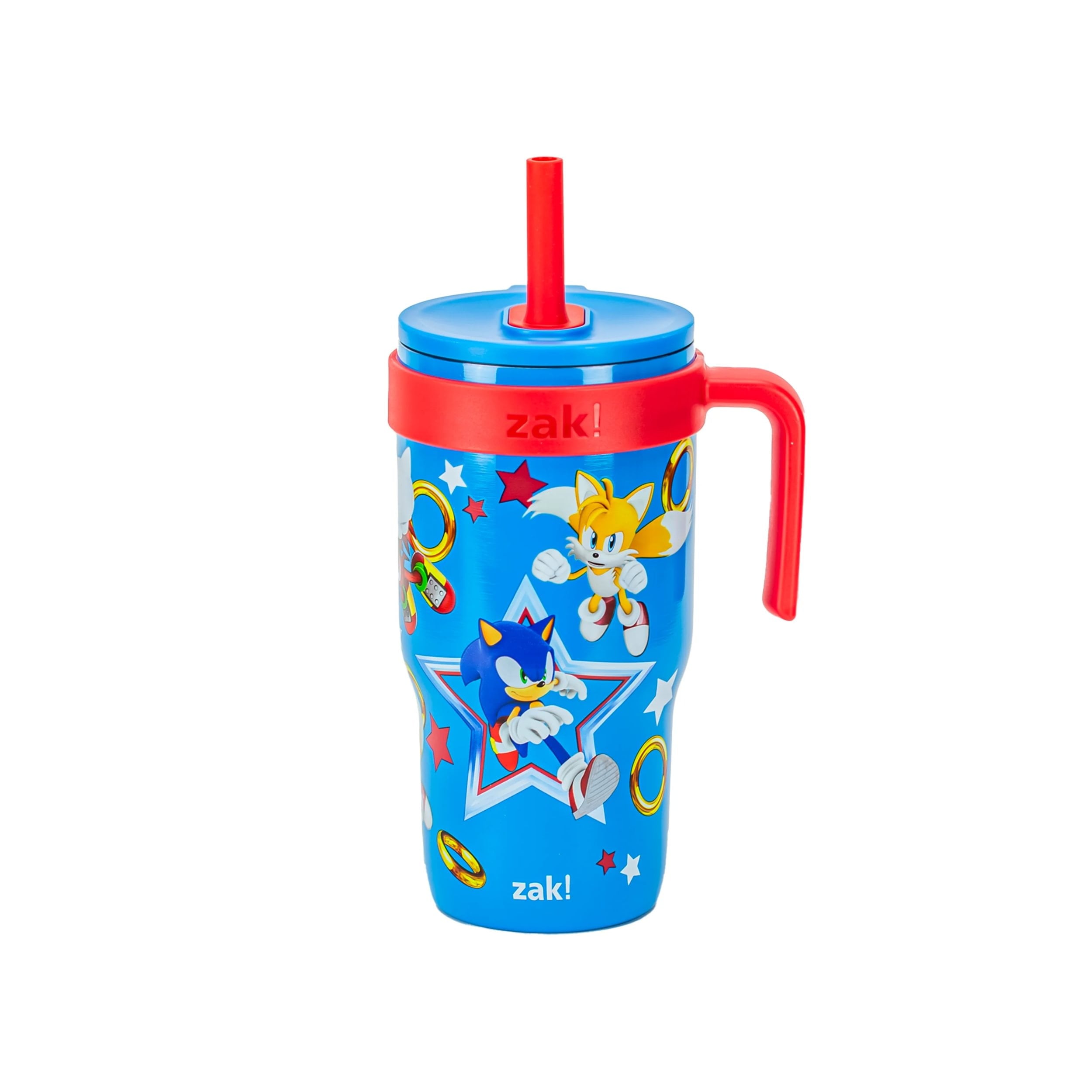 18oz Stitch Kids Straw Handle Tumbler
