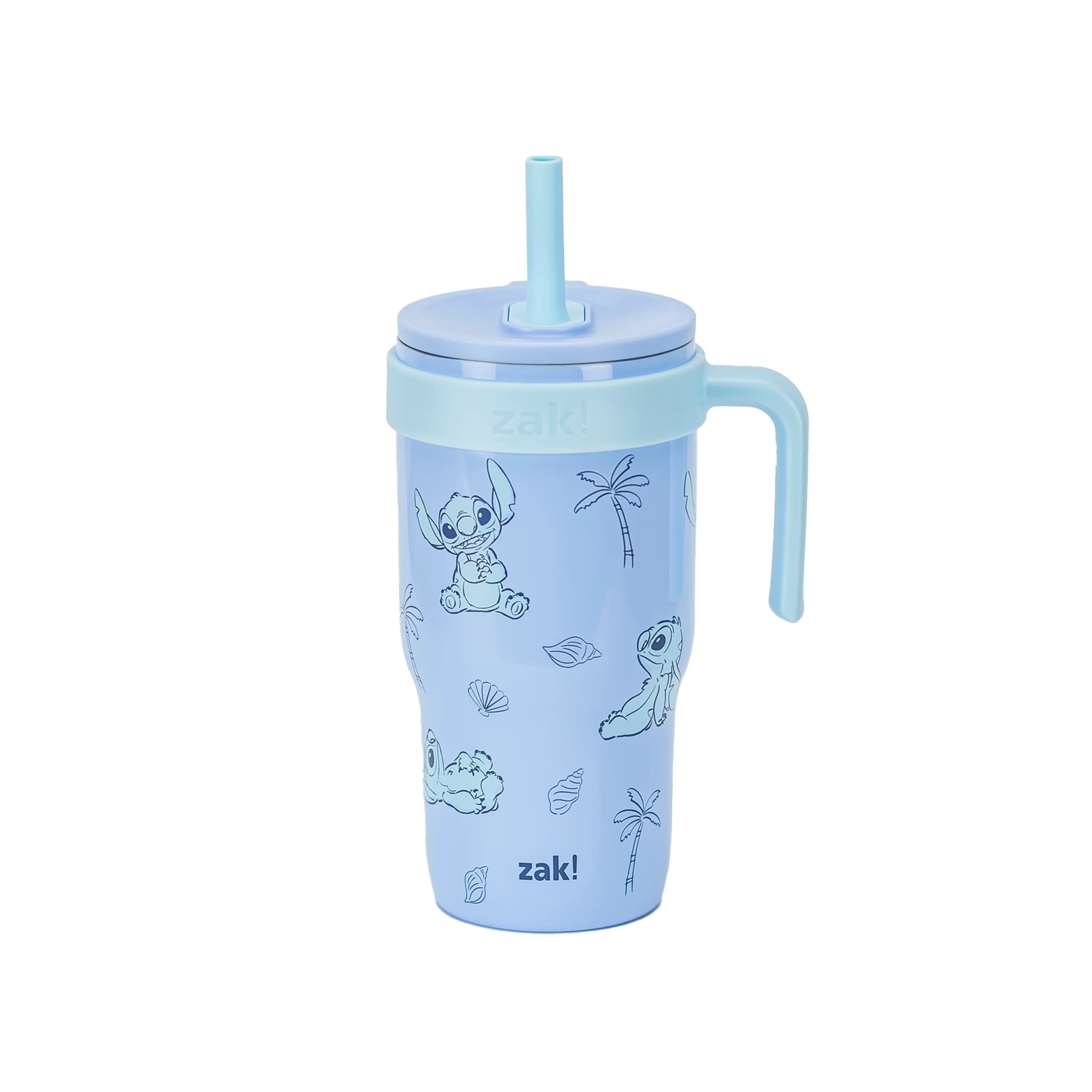 18oz Stitch Kids Straw Handle Tumbler