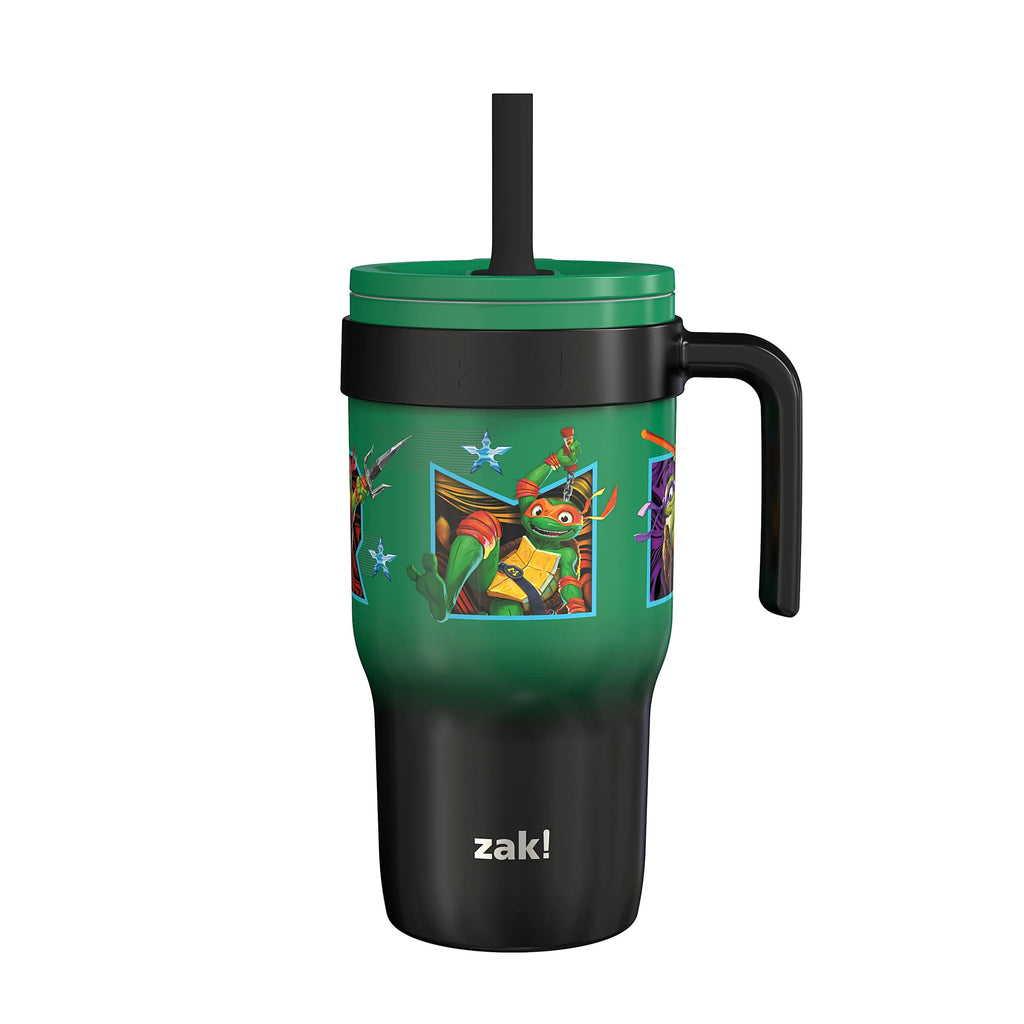 18oz Stitch Kids Straw Handle Tumbler
