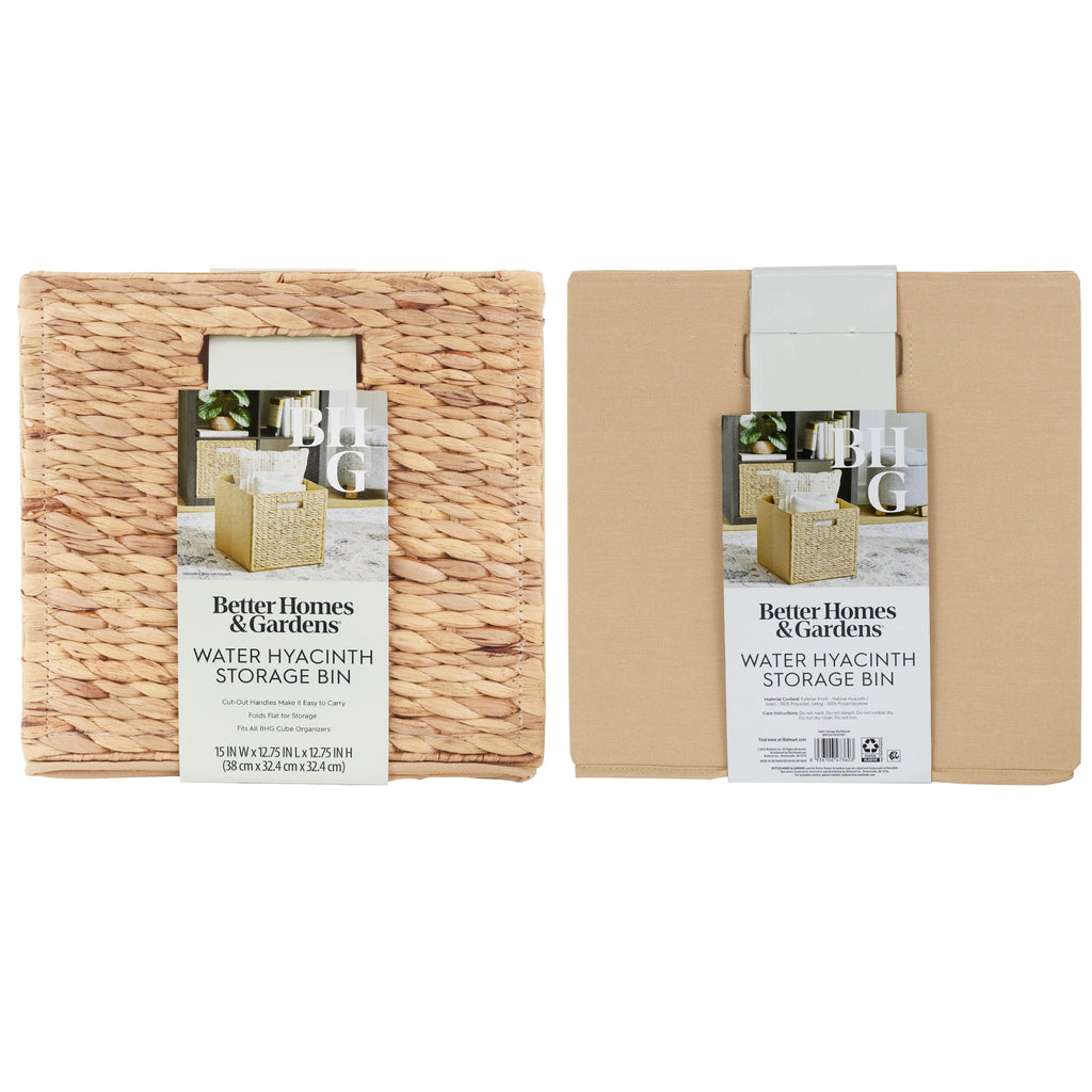 Better Homes &amp; Gardens Collapsible Fabric Cube Storage Bin, Vanilla