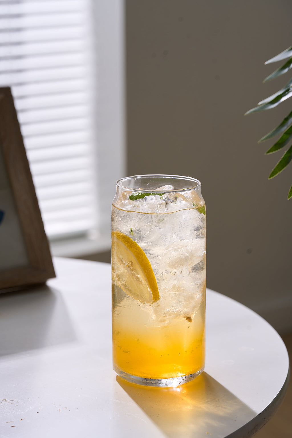 Glass 20oz Clear Drinkware Glass Can Shaped