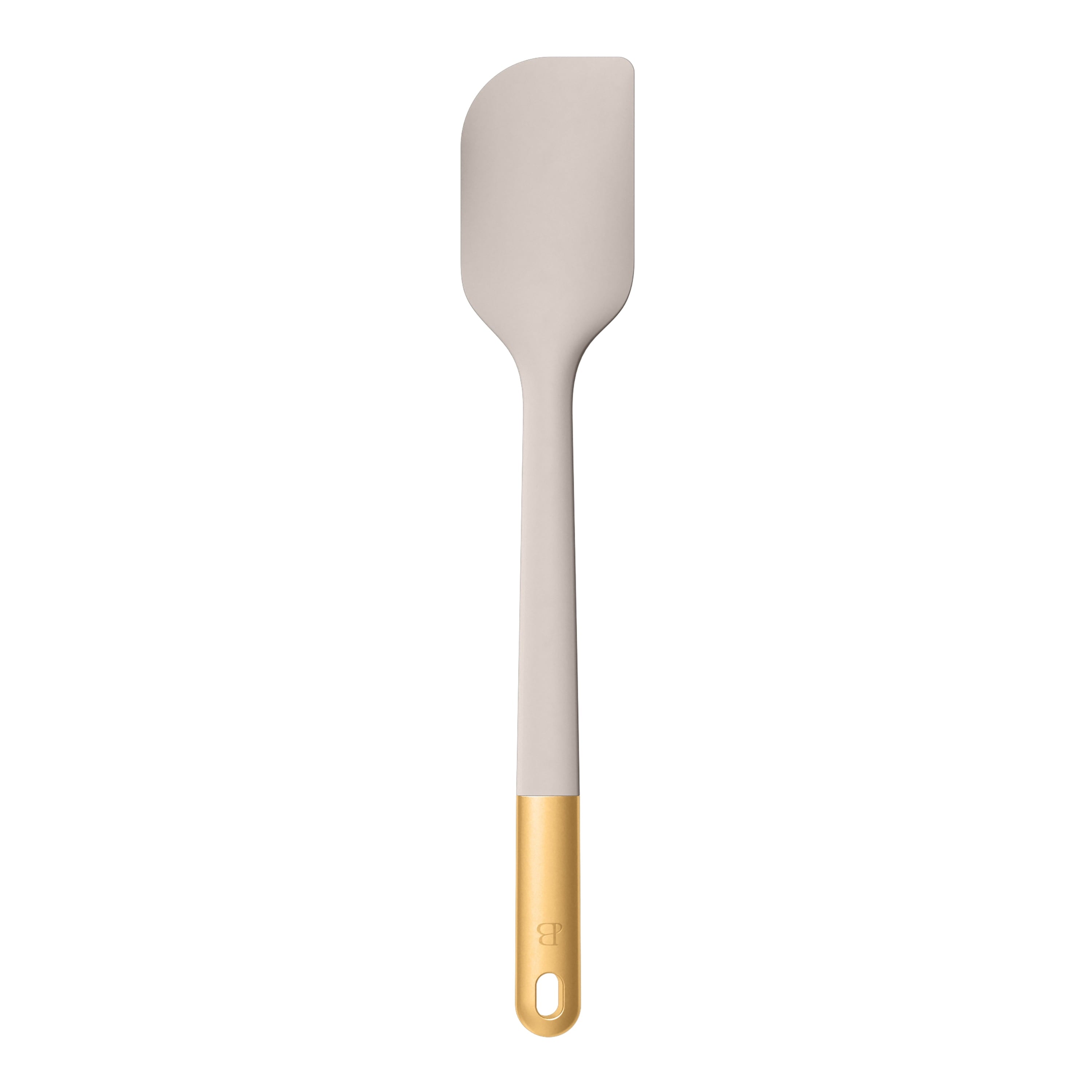 6-Piece Silicone Tool Set with Ceramic Crock, Porcini Taupe by Drew Barrymore
