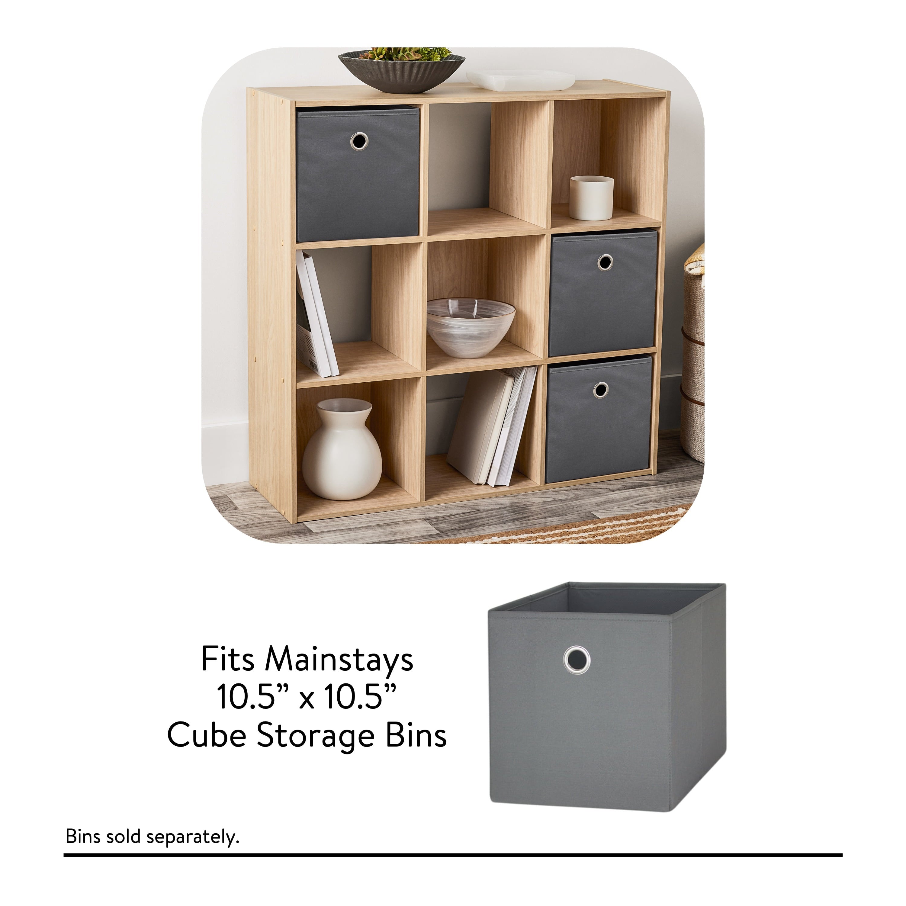 9 Cube Storage Organizer, White