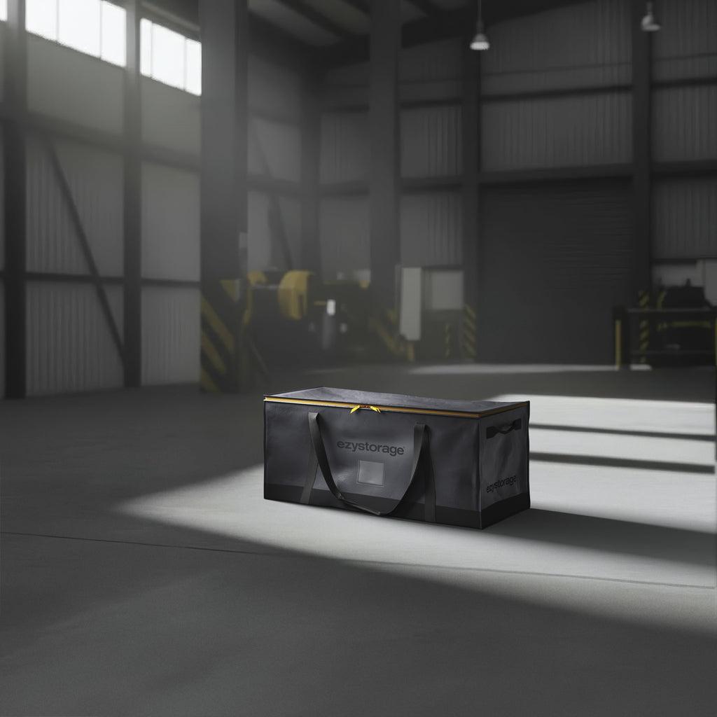 22.1 Gallon, Large, Heavy-Duty Collapsible Utility Storage Bag with Zipper and Reinforced Handles