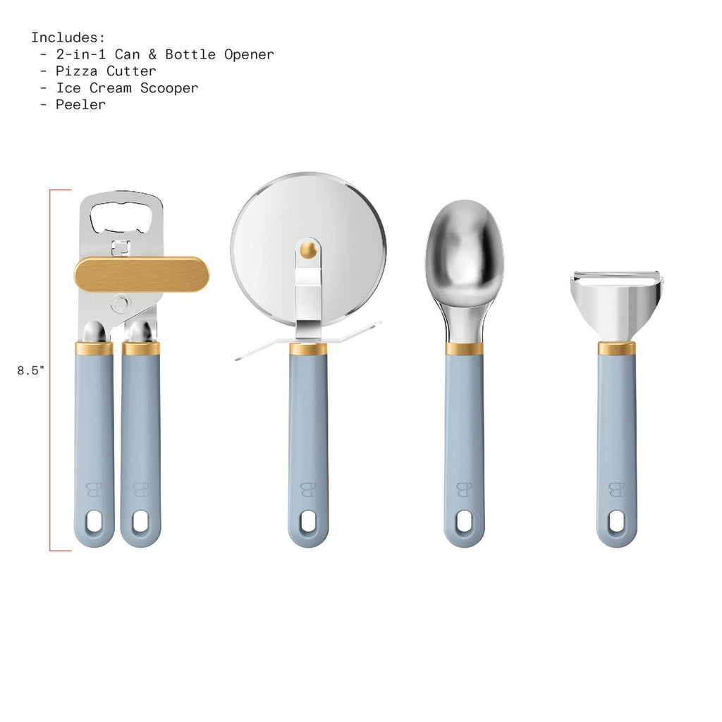 4-Piece Essentials Gadget Set, Porcini Taupe by Drew Barrymore