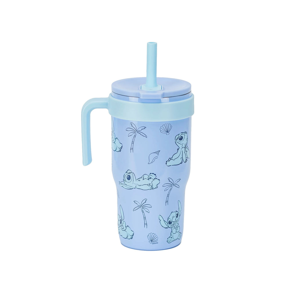 18oz Stitch Kids Straw Handle Tumbler