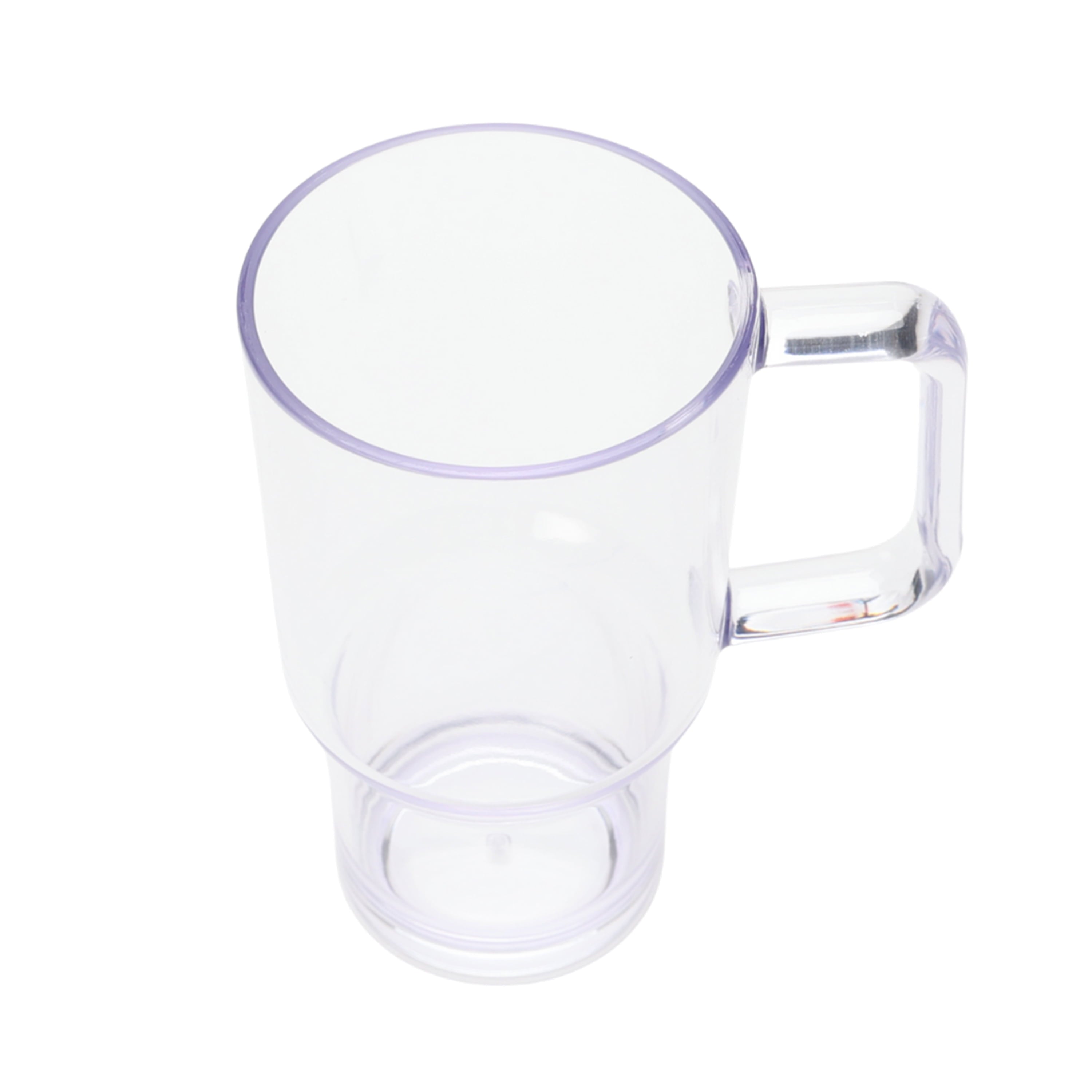 21-Ounce Acrylic Tumbler with Handle, Clear