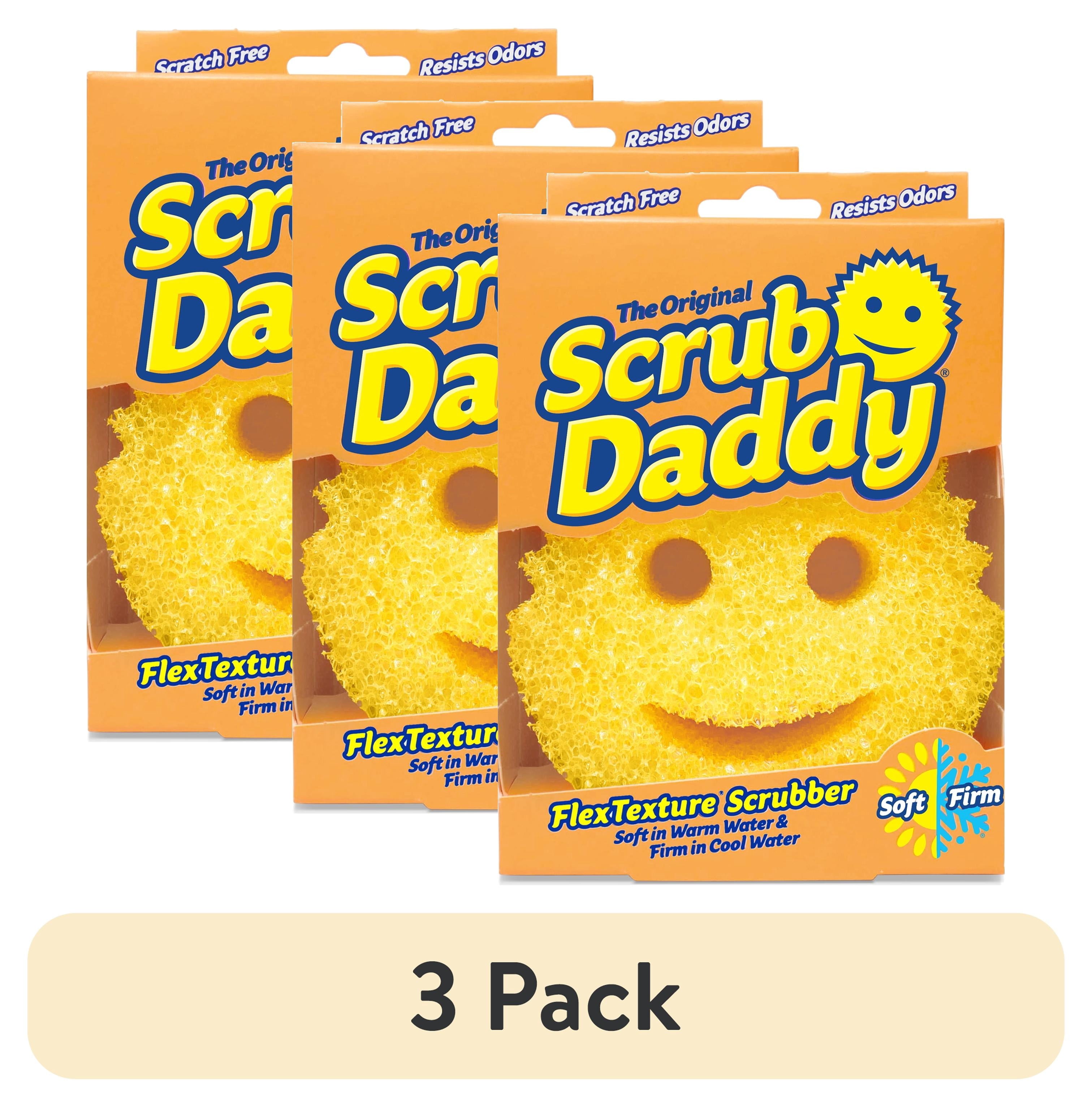 (3 pack) Scrub Daddy Original Sponge Scratch-Free Dish Scrubber, Kitchen &amp; Bath Cleaning Supplies. Scrubbies &amp; Esponjas De Fregar Platos