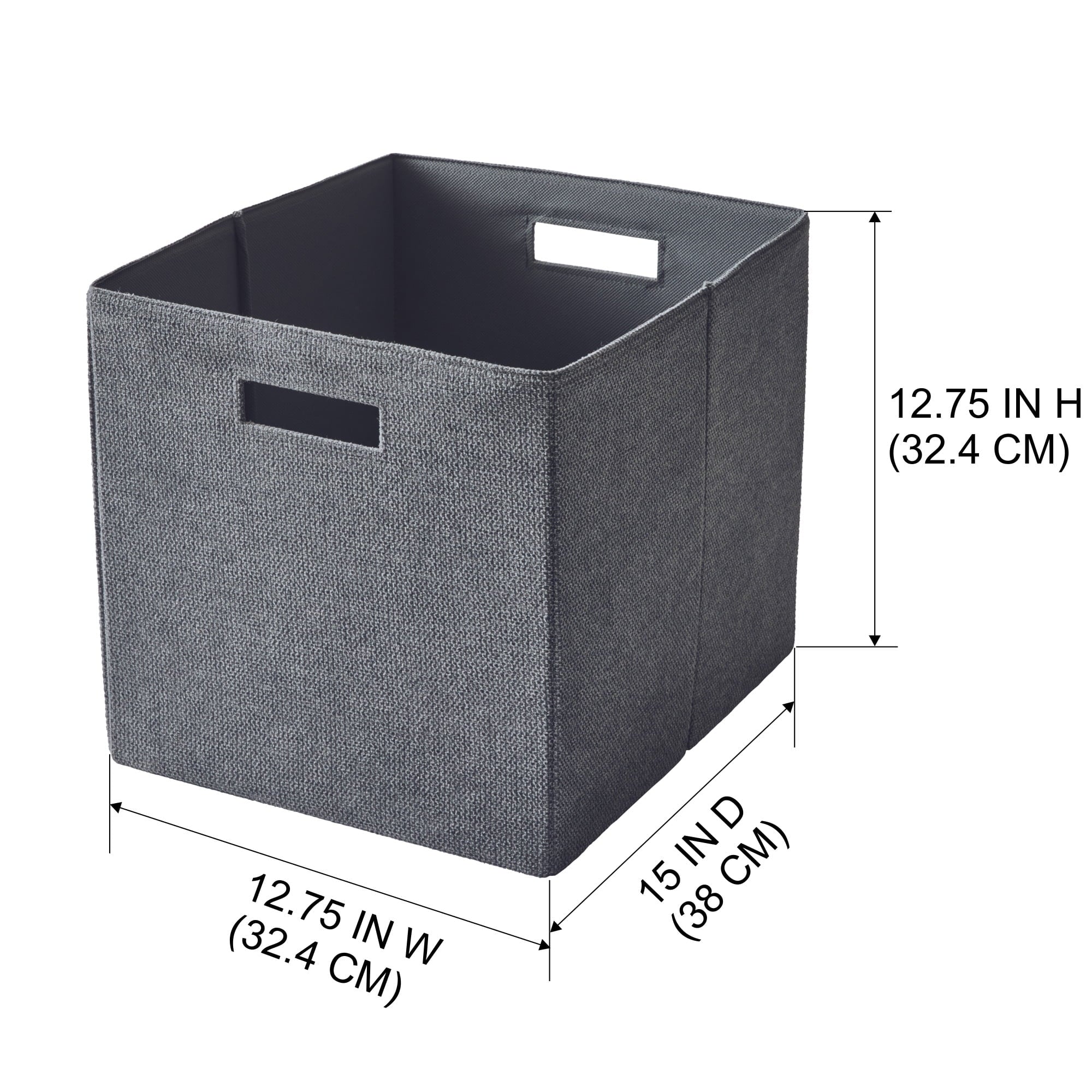 Better Homes &amp; Gardens Collapsible Fabric Cube Storage Bin, Vanilla