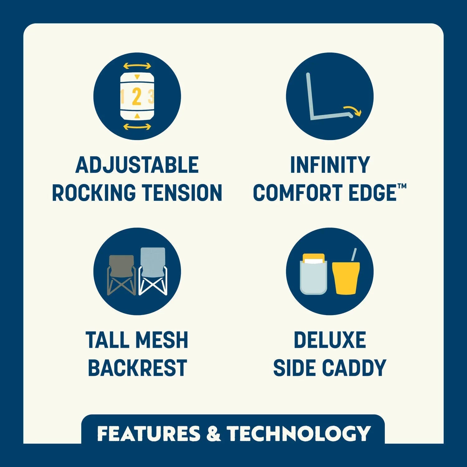 GCI Outdoor Adjustable Rocker™ - NASCAR