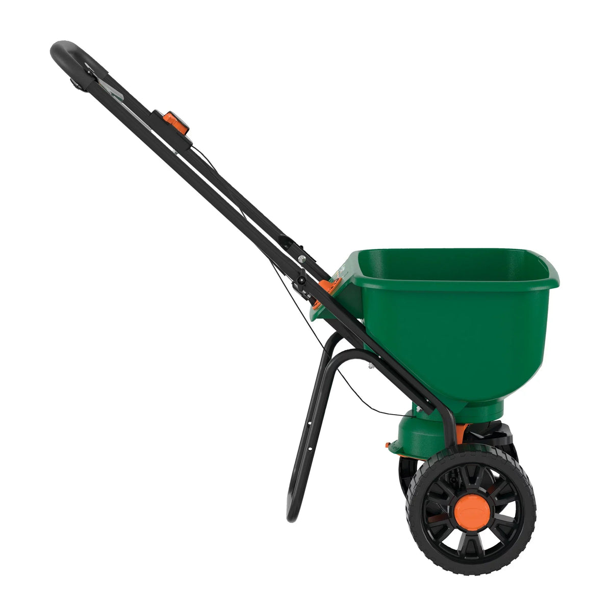DLX Broad Spreader, capable of spreading 15,000 square feet