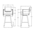 Amisco Akers Counter Stool