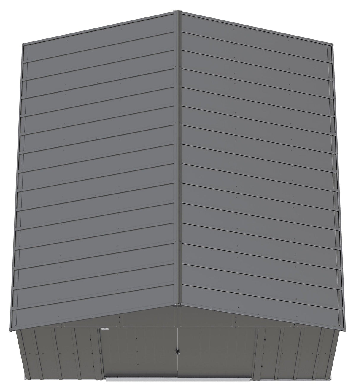 Arrow Classic 12x12-ft Charcoal Corrosion-Resistant Metal Shed