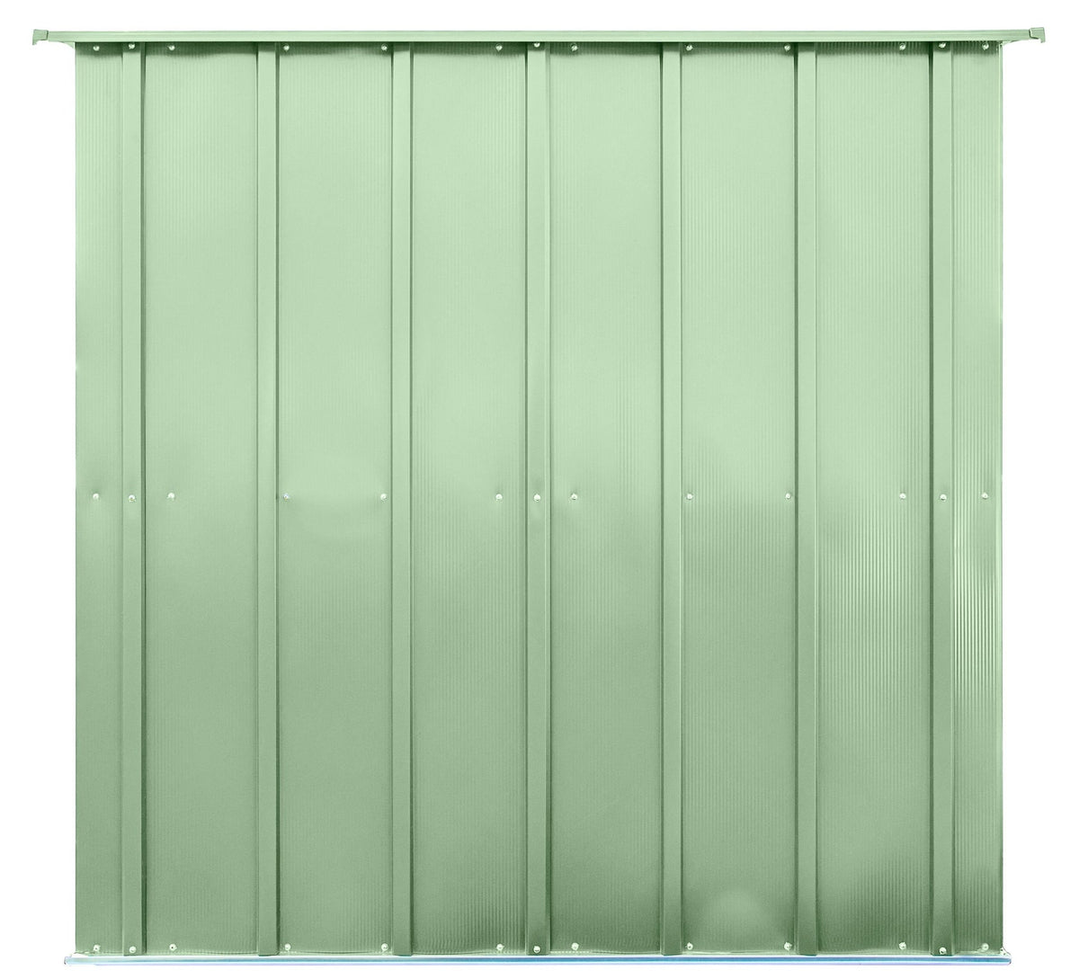 Arrow Classic Galvanized Steel Storage Shed, Sage Green, 8-ft x 6-ft