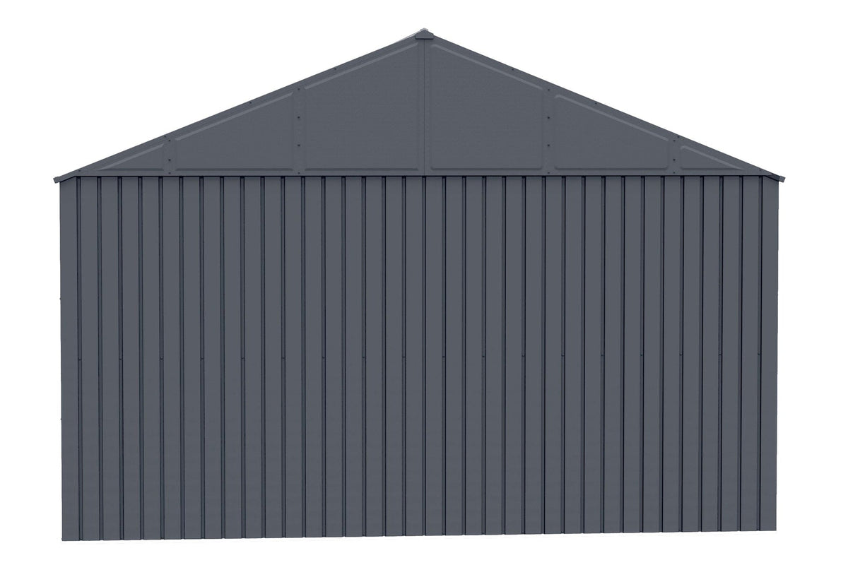 Arrow Elite 12x16-ft Anthracite Corrosion-Resistant Steel Storage Shed