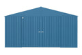 Arrow Elite 14x12-ft Blue Grey Corrosion-Resistant Steel Shed
