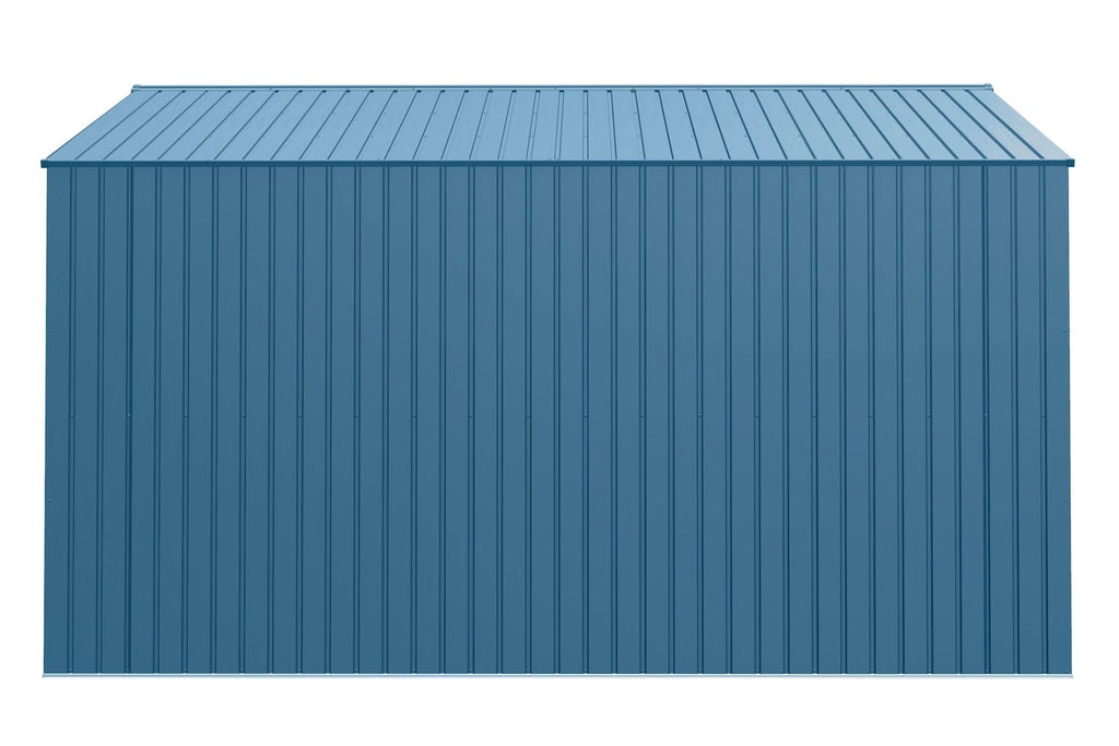 Arrow Elite 14x12-ft Blue Grey Corrosion-Resistant Steel Shed