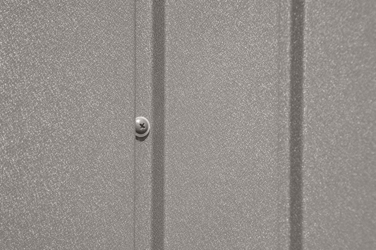 Arrow Elite 14x12-ft Cool Grey Weather-Resistant Steel Shed
