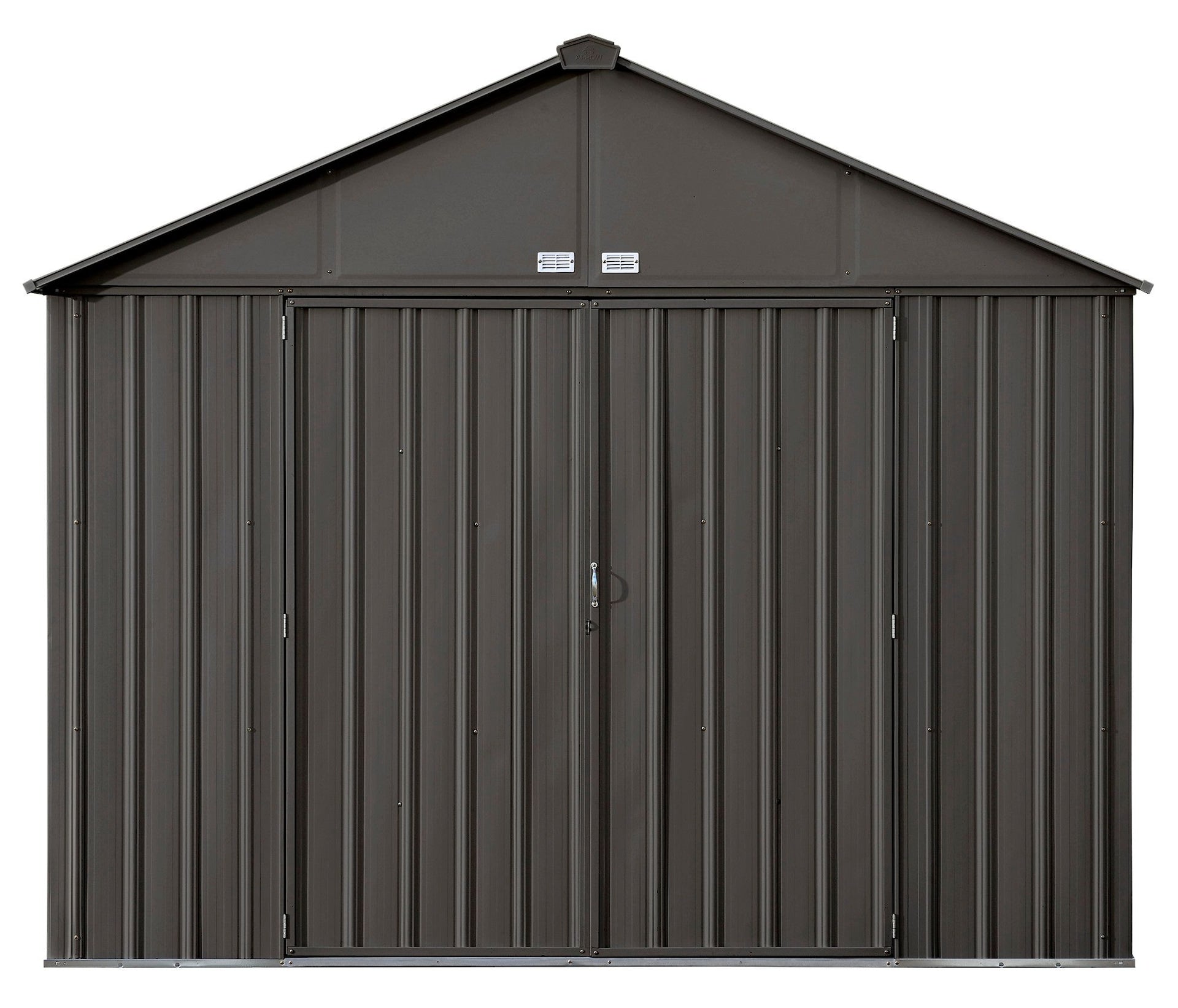 Arrow EZEE Galvanized Steel Storage Shed, Charcoal, 10-ft x 8-ft