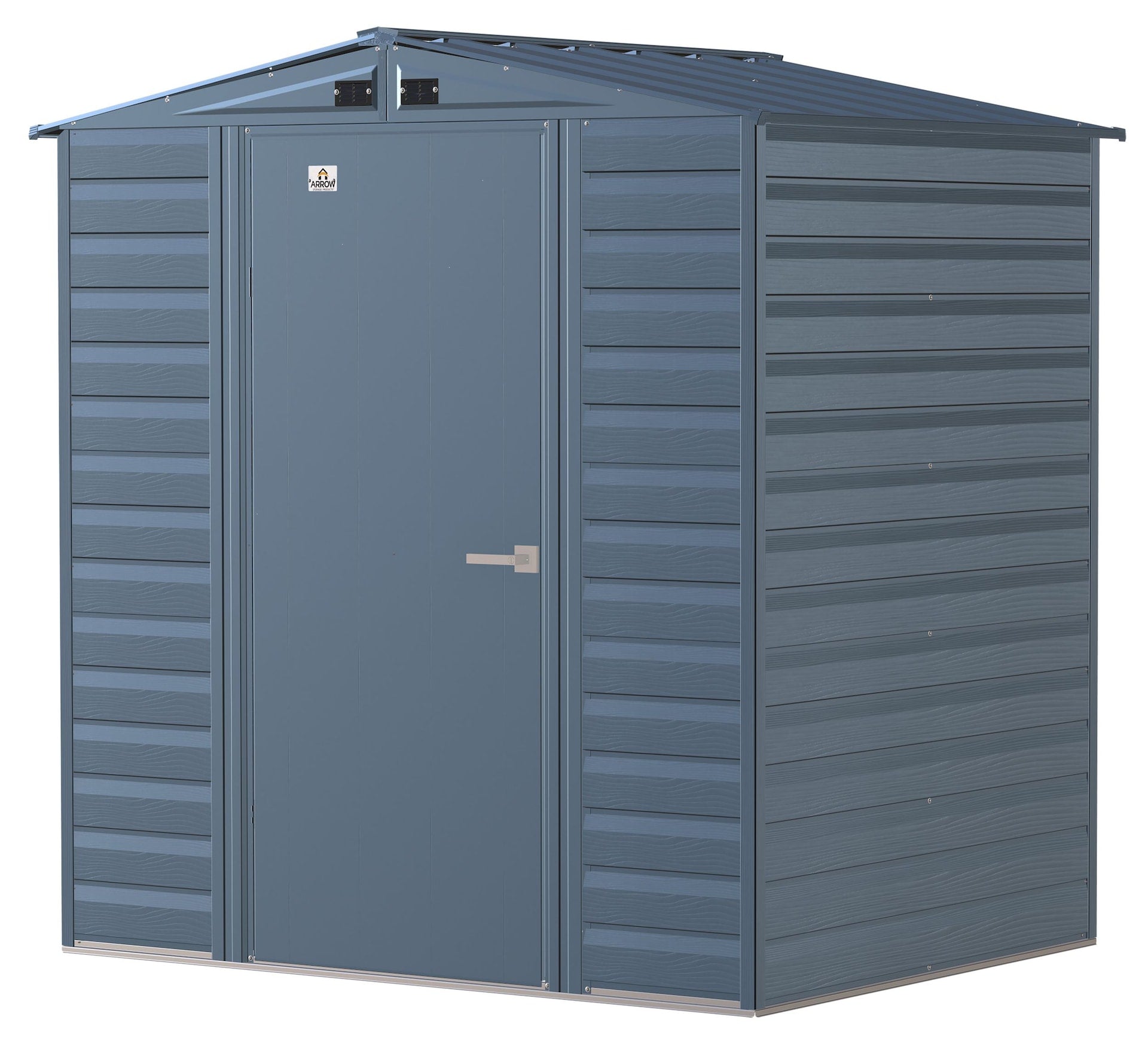 Arrow Select Galvanized Steel Storage Shed, Blue Grey, 6-ft x 5-ft