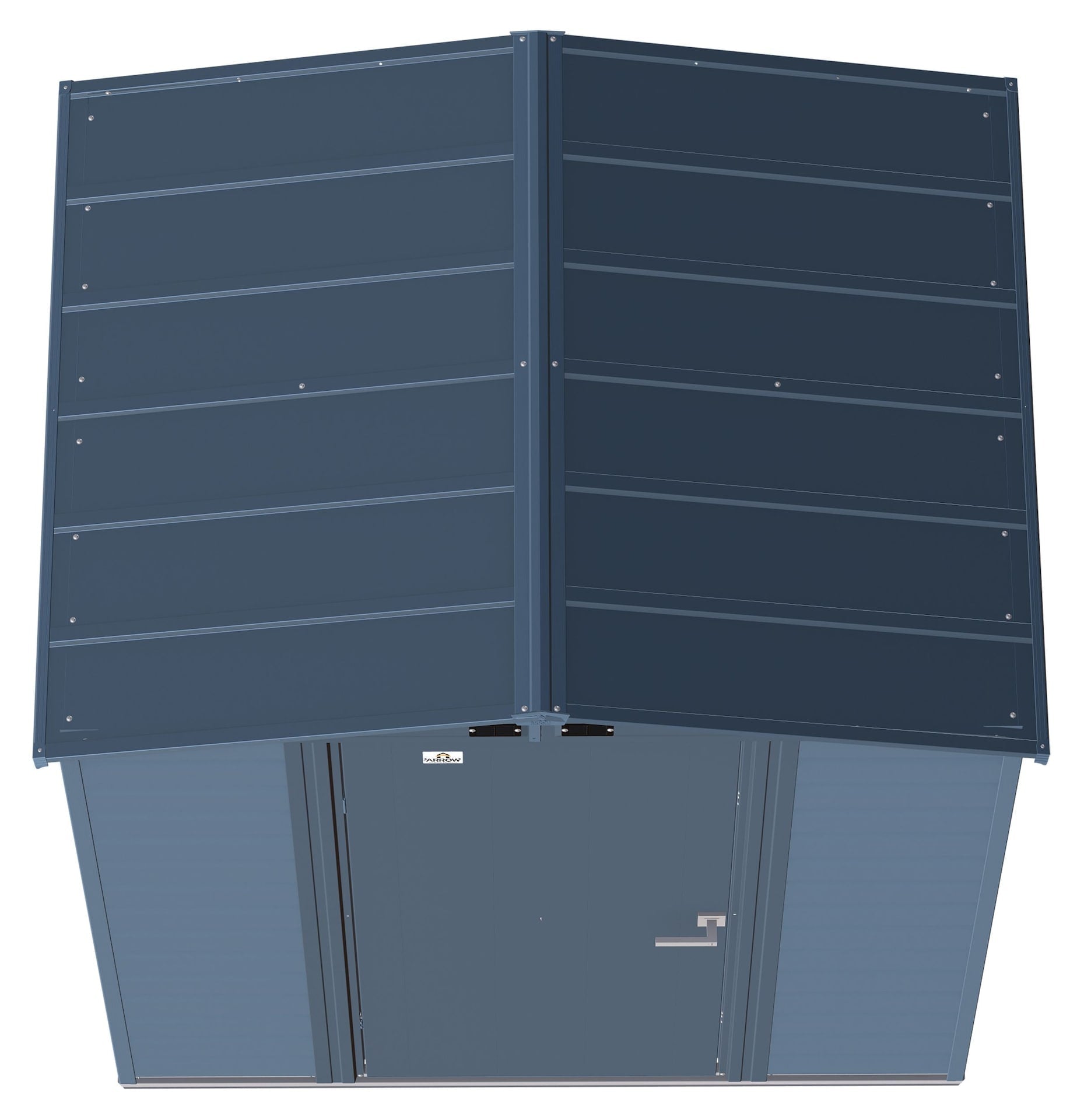 Arrow Select Galvanized Steel Storage Shed, Blue Grey, 6-ft x 5-ft
