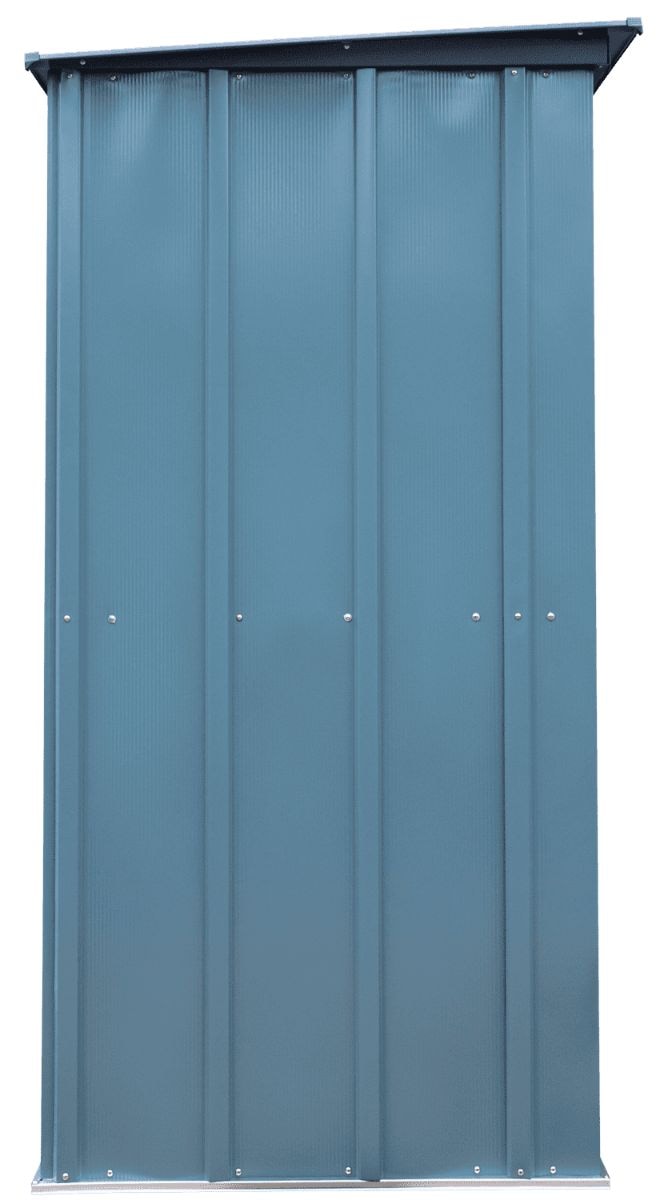 Arrow Spacemaker 4x3-ft Juniper Berry Lockable Patio Shed