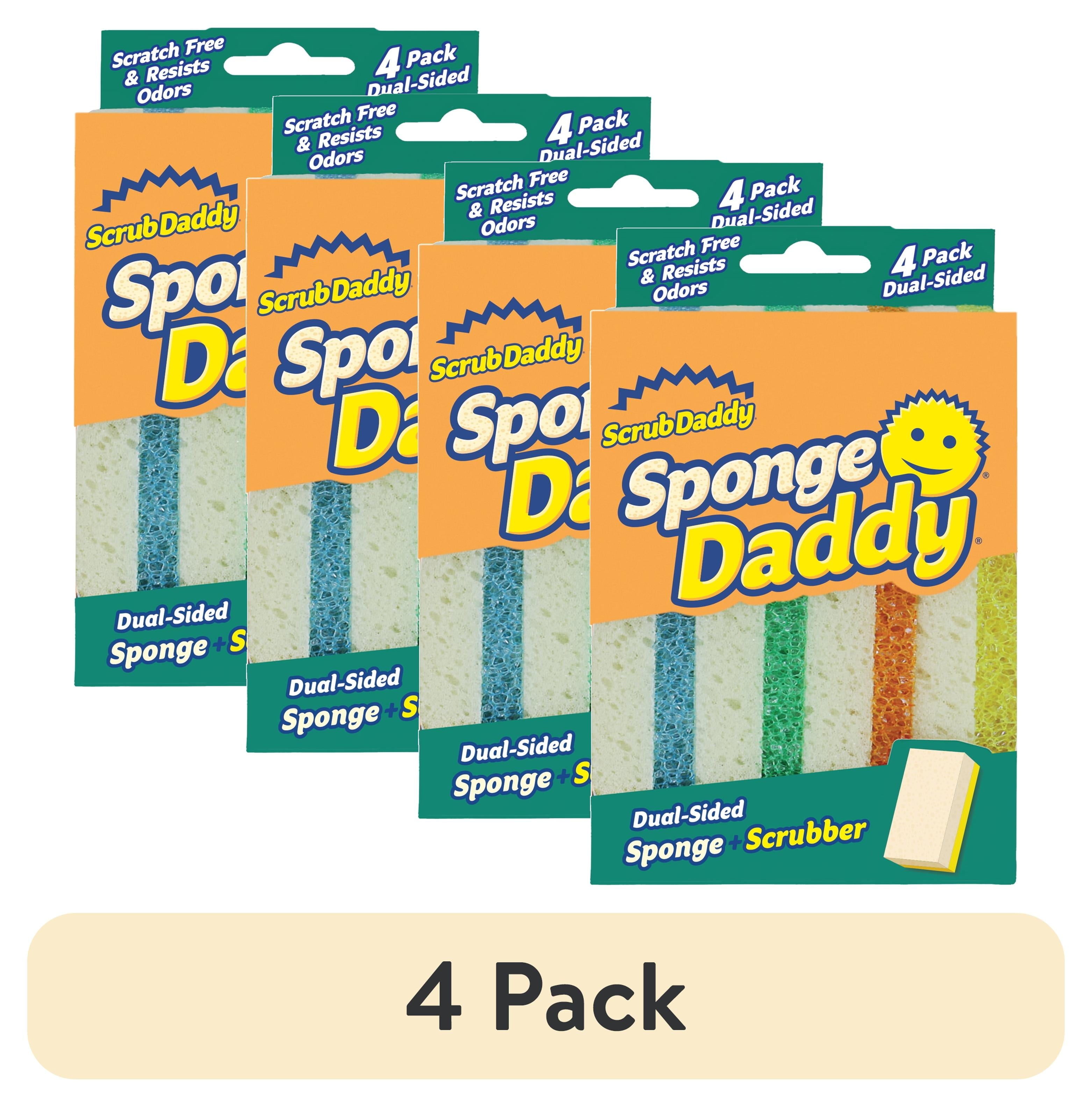 Sponge Daddy Non-Scratch Sponges, 4 Count