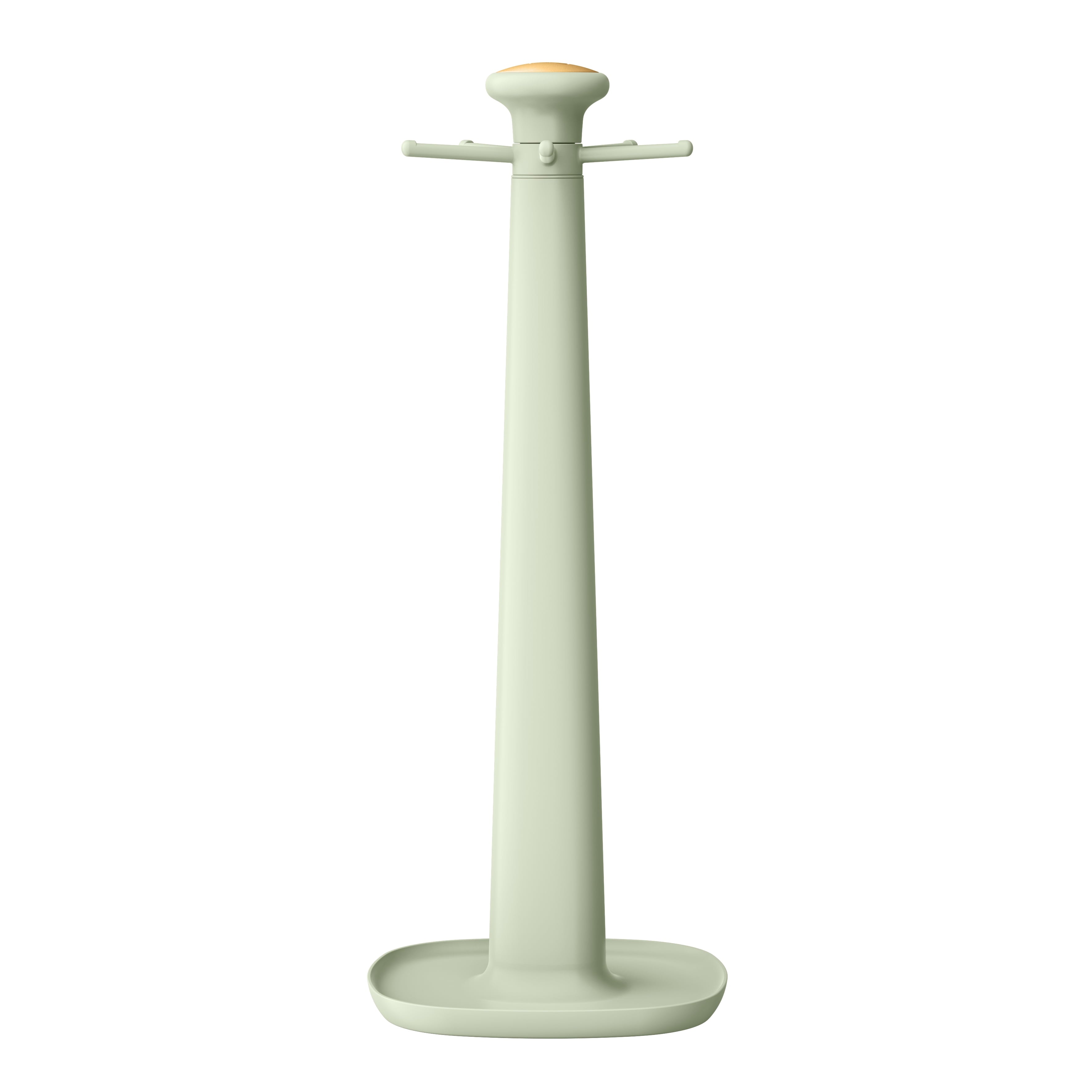 6-Piece Silicone Kitchen Utensil Tool Set with Rotating Rack by Drew Barrymore, Porcini Taupe