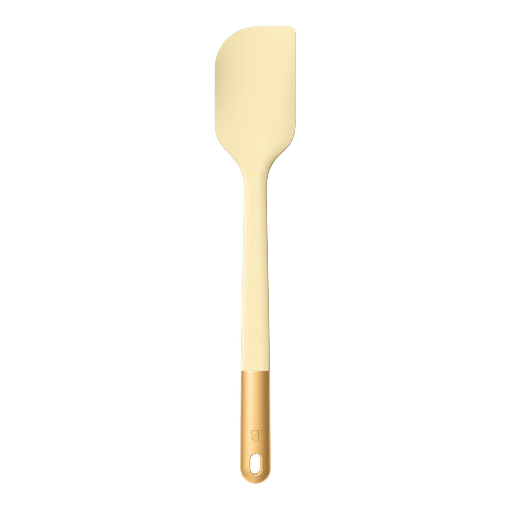 6-Piece Silicone Tool Set with Ceramic Crock, Porcini Taupe by Drew Barrymore