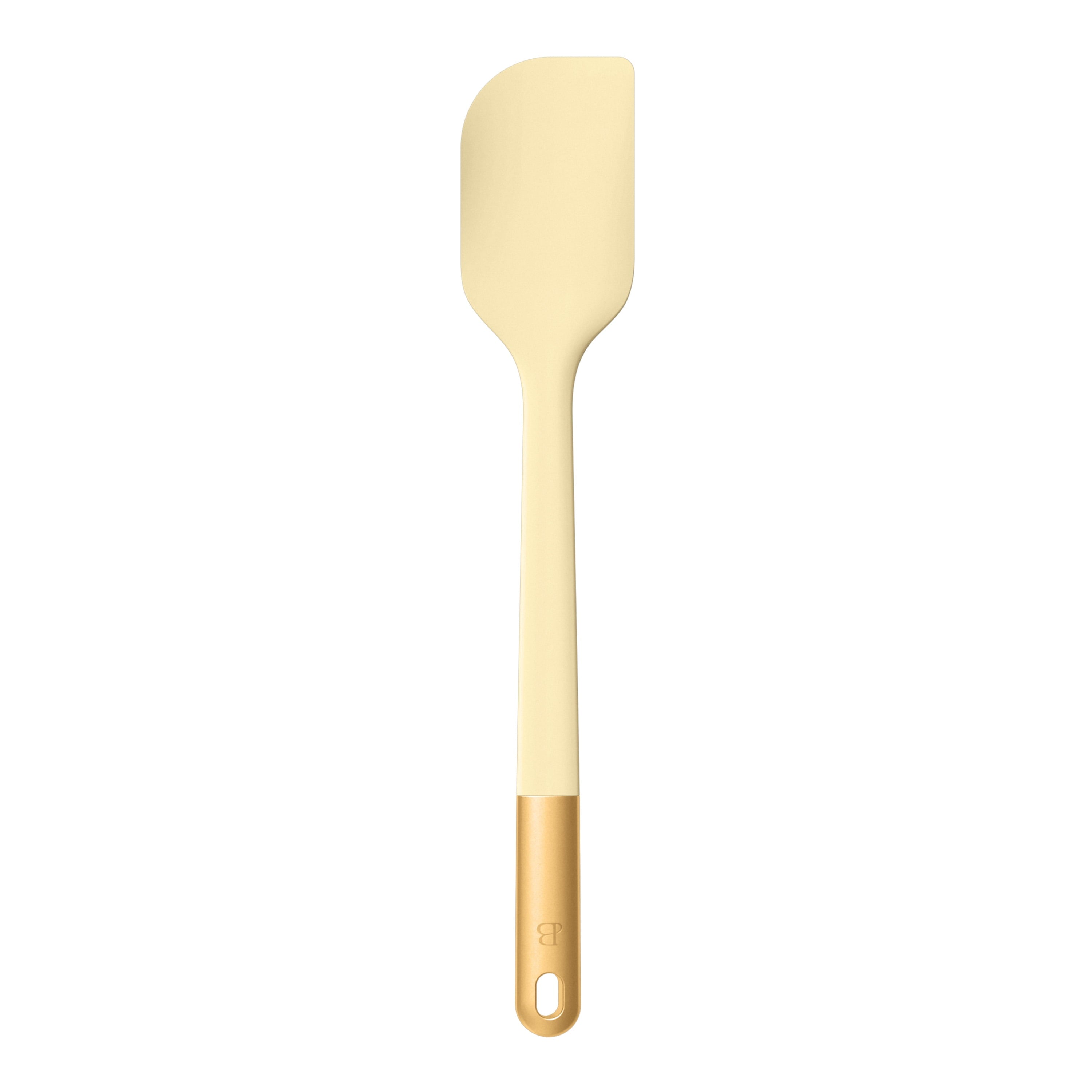 6-Piece Silicone Tool Set with Ceramic Crock, Porcini Taupe by Drew Barrymore