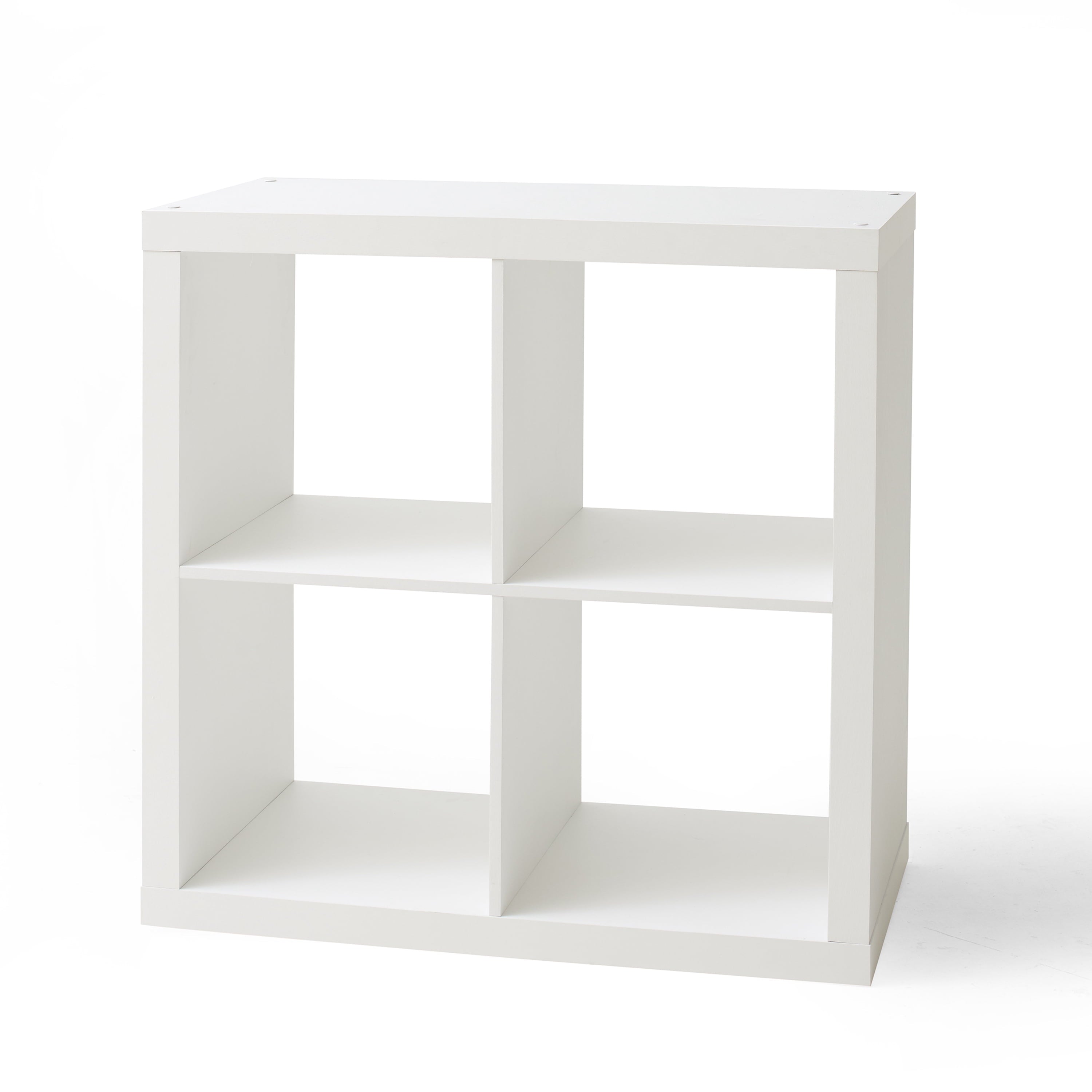 Better Homes &amp; Gardens 4 Cube Storage Organizer, White Texture