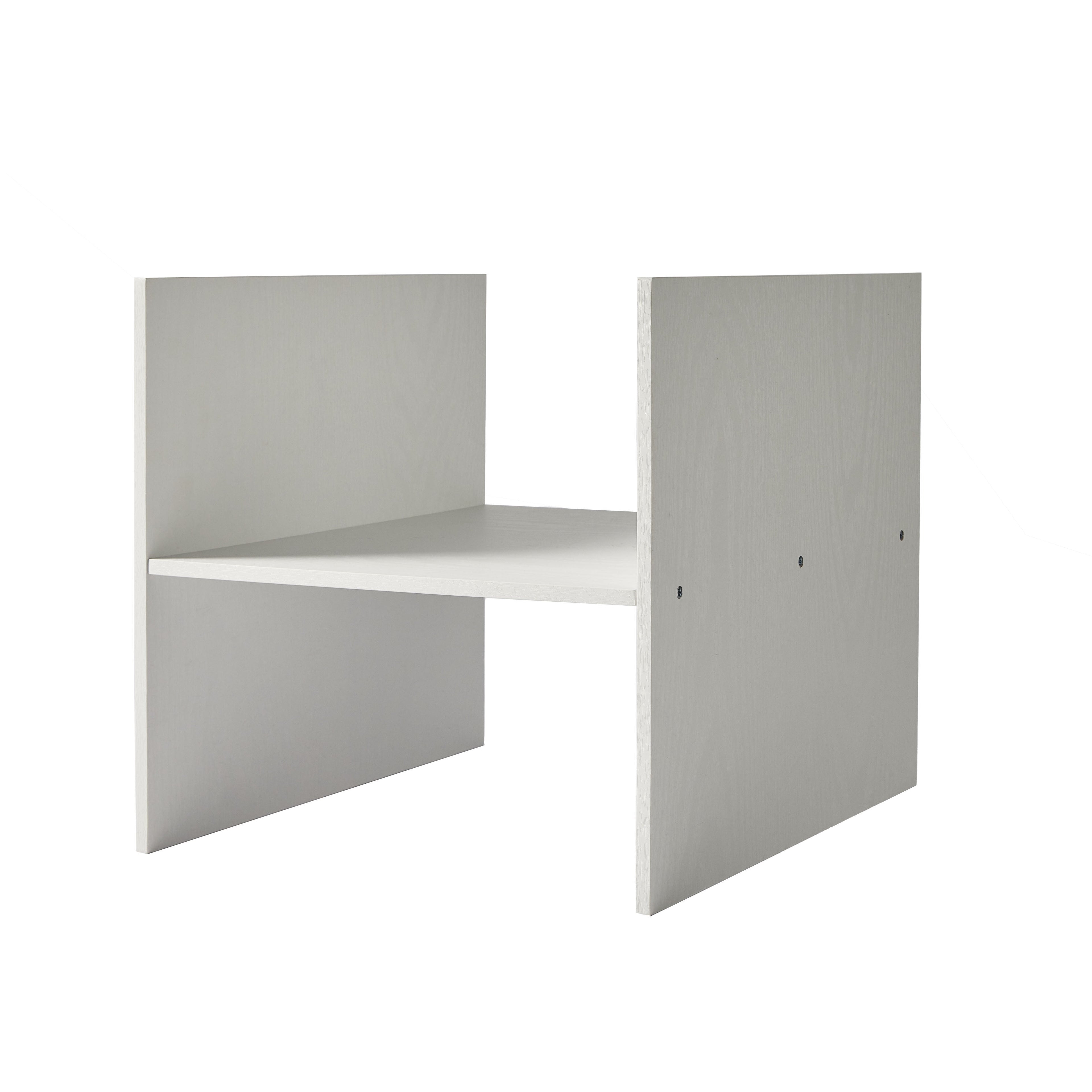Better Homes &amp; Gardens H Shelf Insert for Cube Organizers, Tobacco Oak