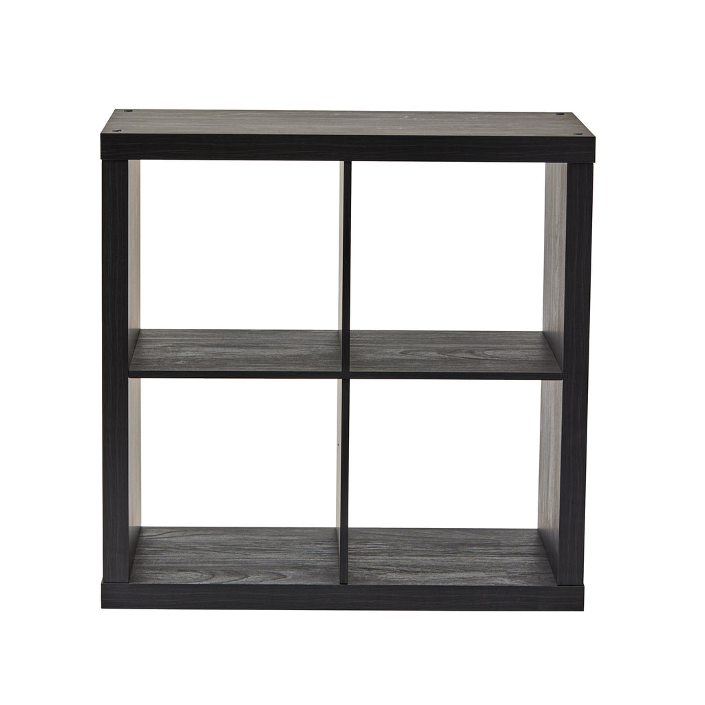 Better Homes &amp; Gardens 4 Cube Storage Organizer, White Texture