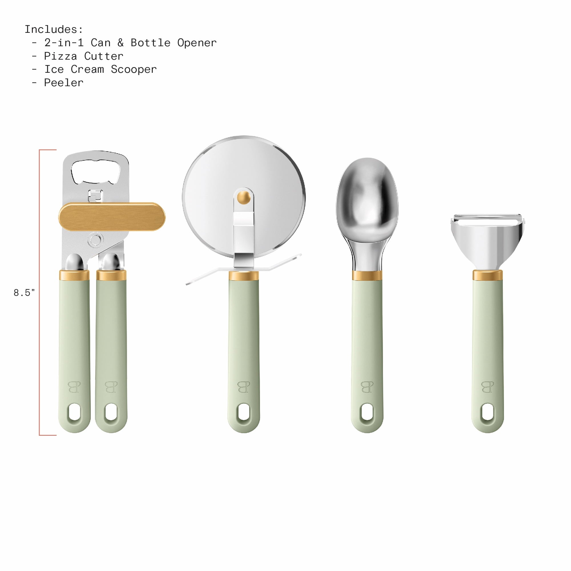 4-Piece Essentials Gadget Set, Porcini Taupe by Drew Barrymore