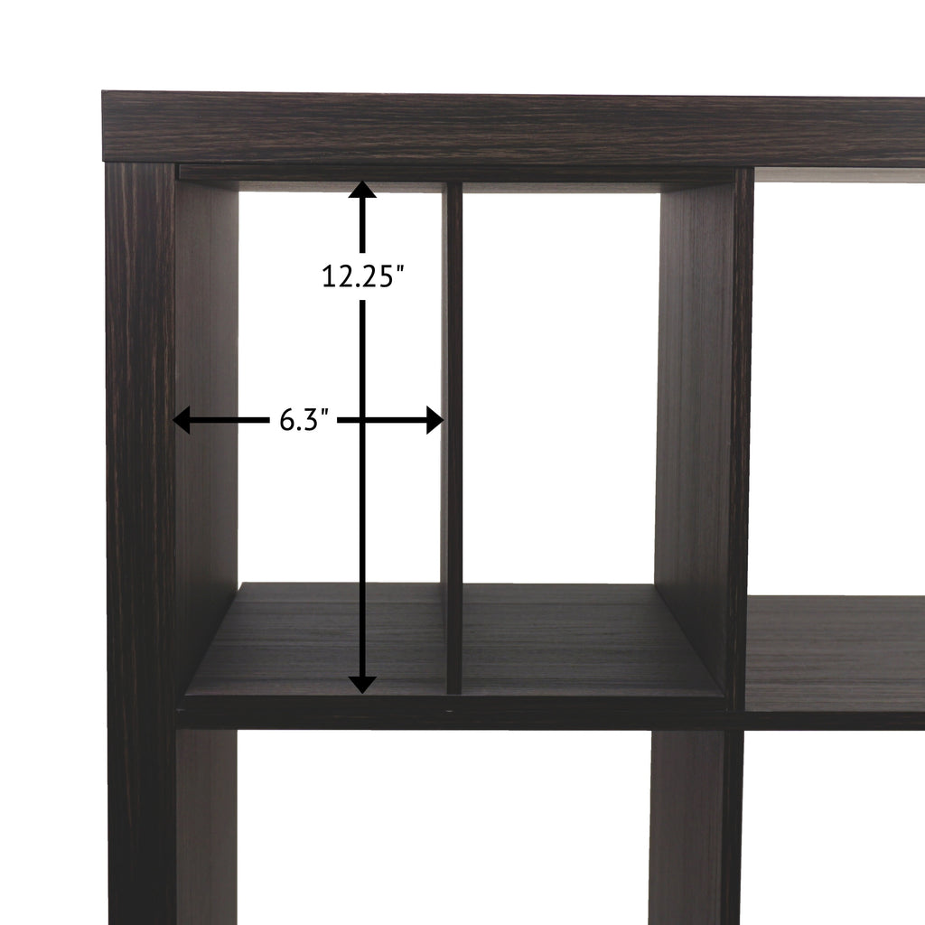 Better Homes &amp; Gardens H Shelf Insert for Cube Organizers, Tobacco Oak