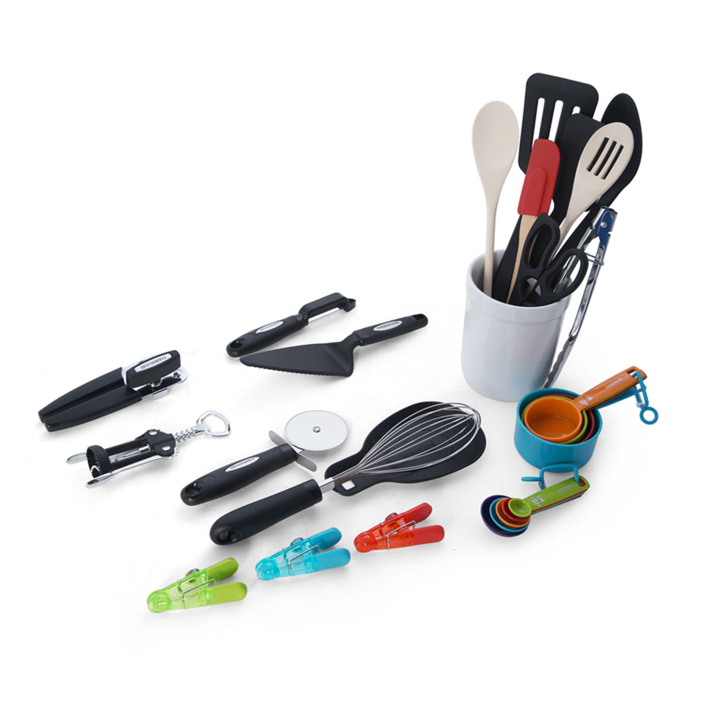 28-Piece Kitchen Utensil &amp; Gadget Set, Multicolor