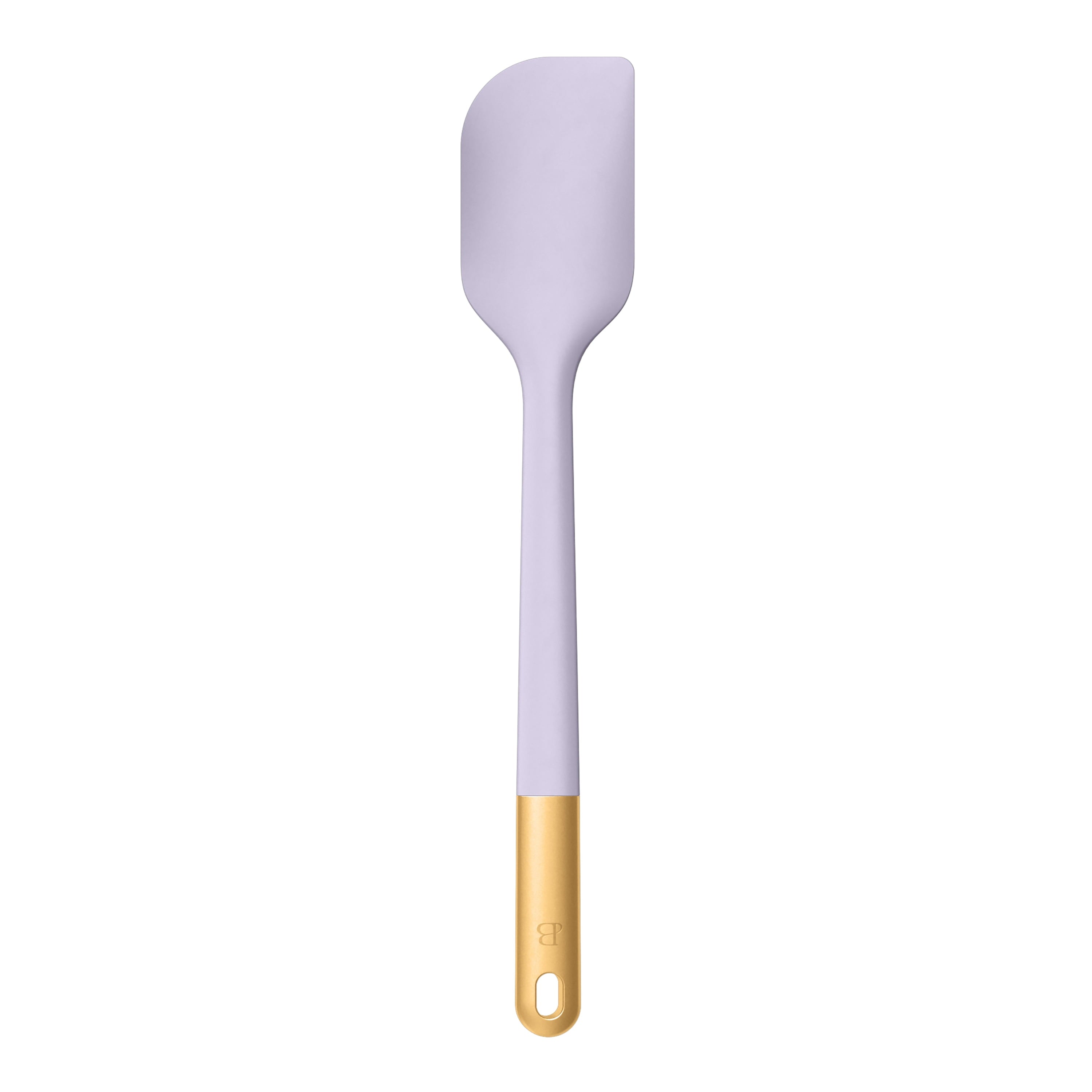 6-Piece Silicone Kitchen Utensil Tool Set with Rotating Rack by Drew Barrymore, Porcini Taupe