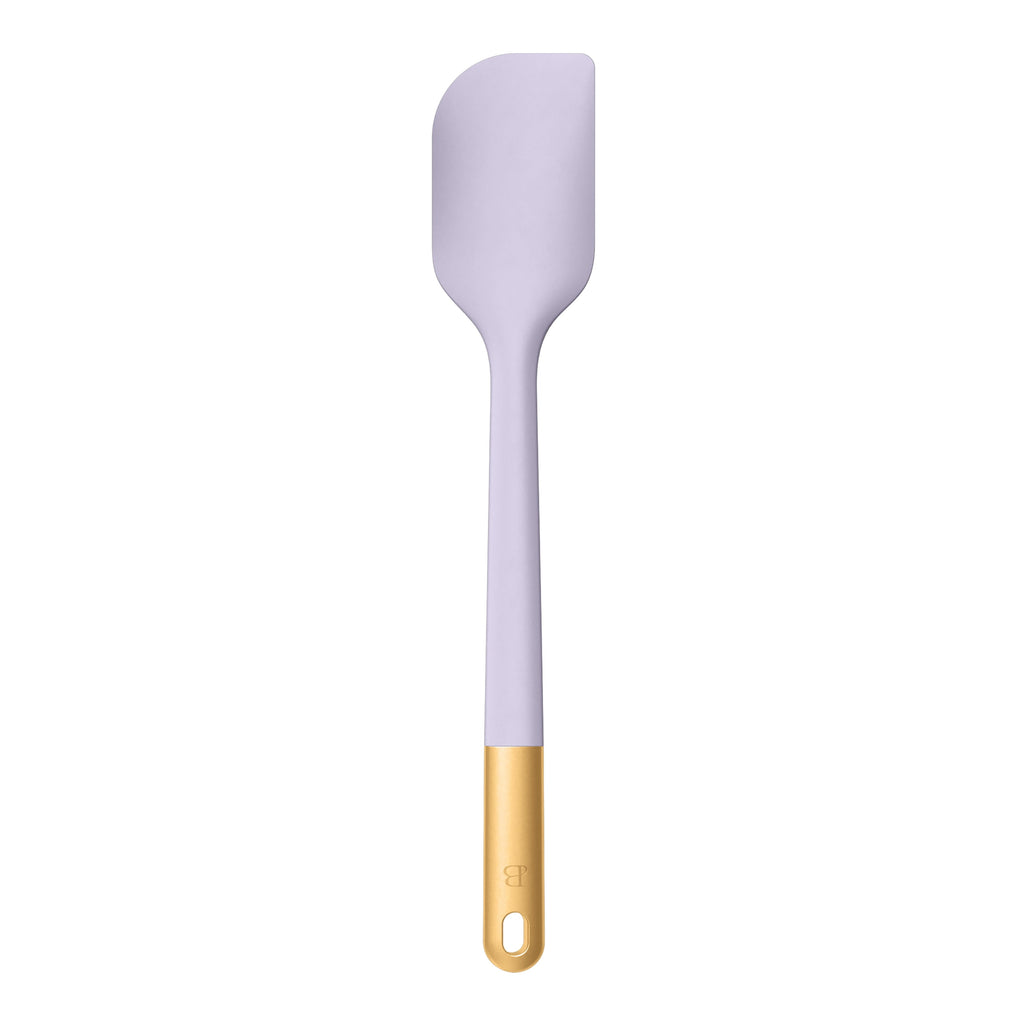 6-Piece Silicone Tool Set with Ceramic Crock, Porcini Taupe by Drew Barrymore
