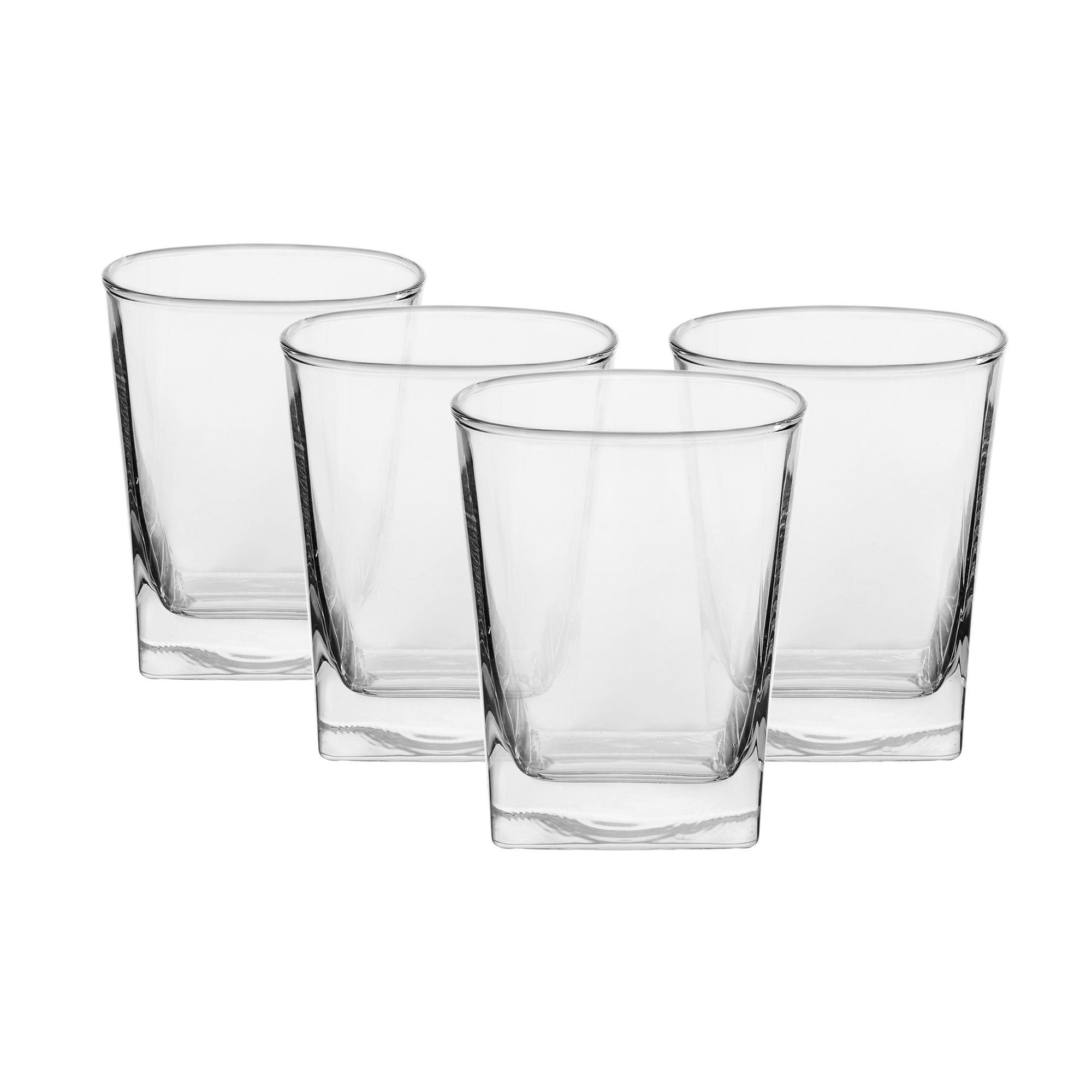 Better Homes &amp; Gardens Clear Glass Drinkware Set, 12.17 oz, 4-Piece