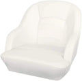 Bucket Pontoon Boat Seat (White/Blue)