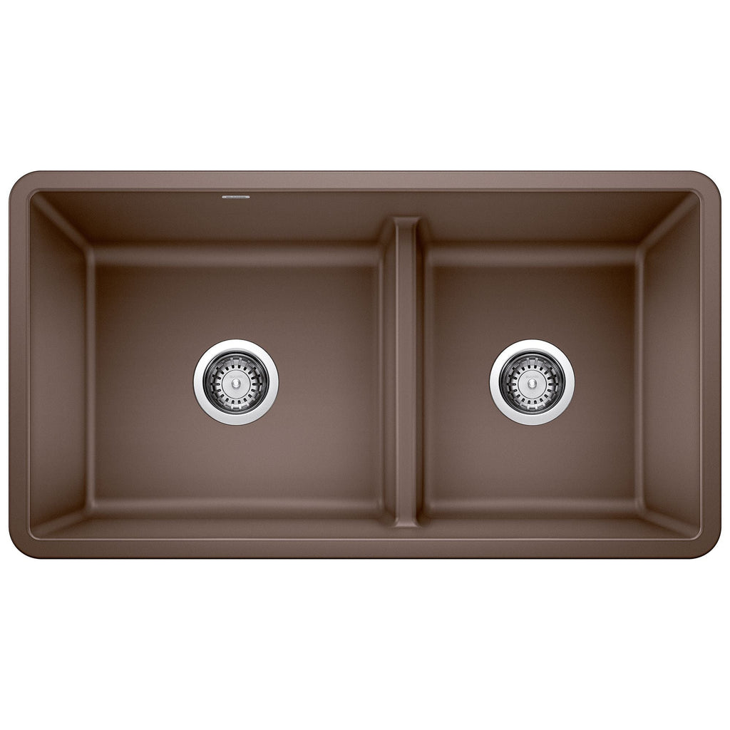 Blanco Undermount Kitchen Sink with Low Divide, PRECIS U, 33-in