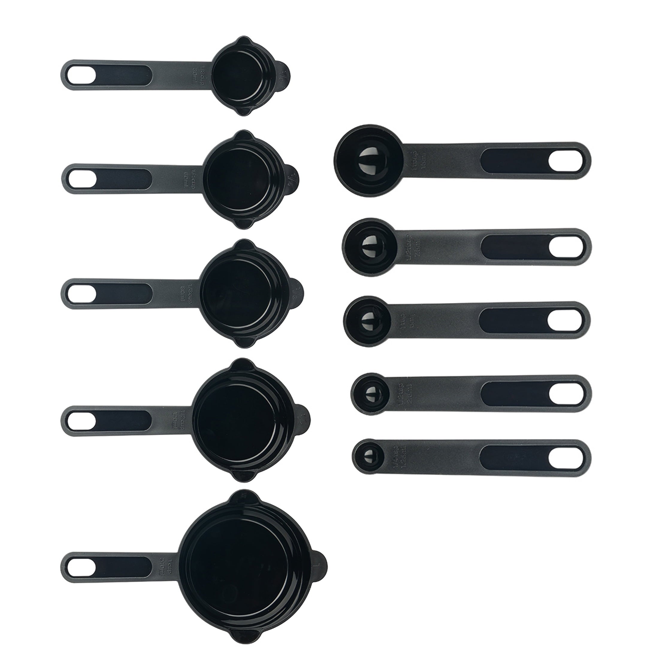 36 Piece Kitchen Gadget Set with Kitchen Cooking Utensils, and Drawer Organizer, Black