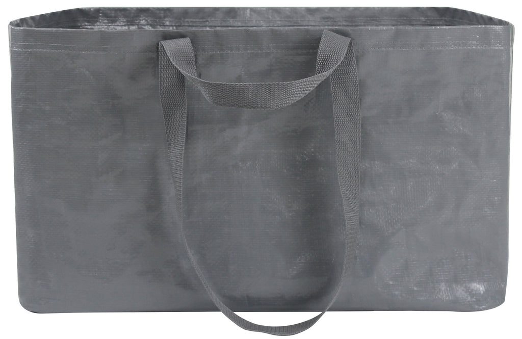 Heavy Duty Open Top Storage Bag, Grey, 19 Gallon