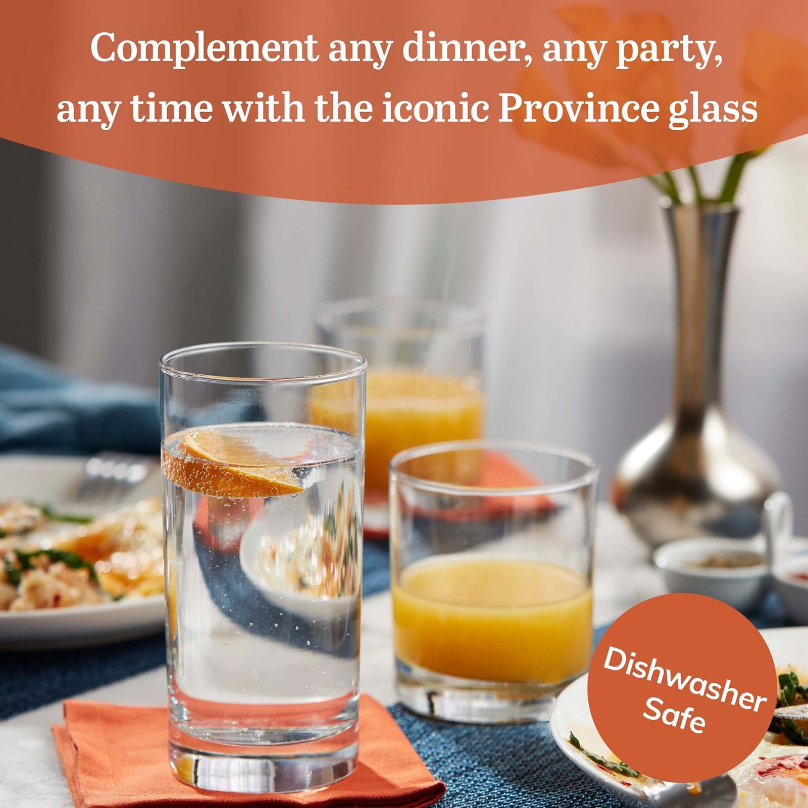 Clearance Glass&amp;Bottle under $10,Elegant Drinkware Glasses Set Tall Drinking Glasses With Modern Lines Dishwasher Drinking