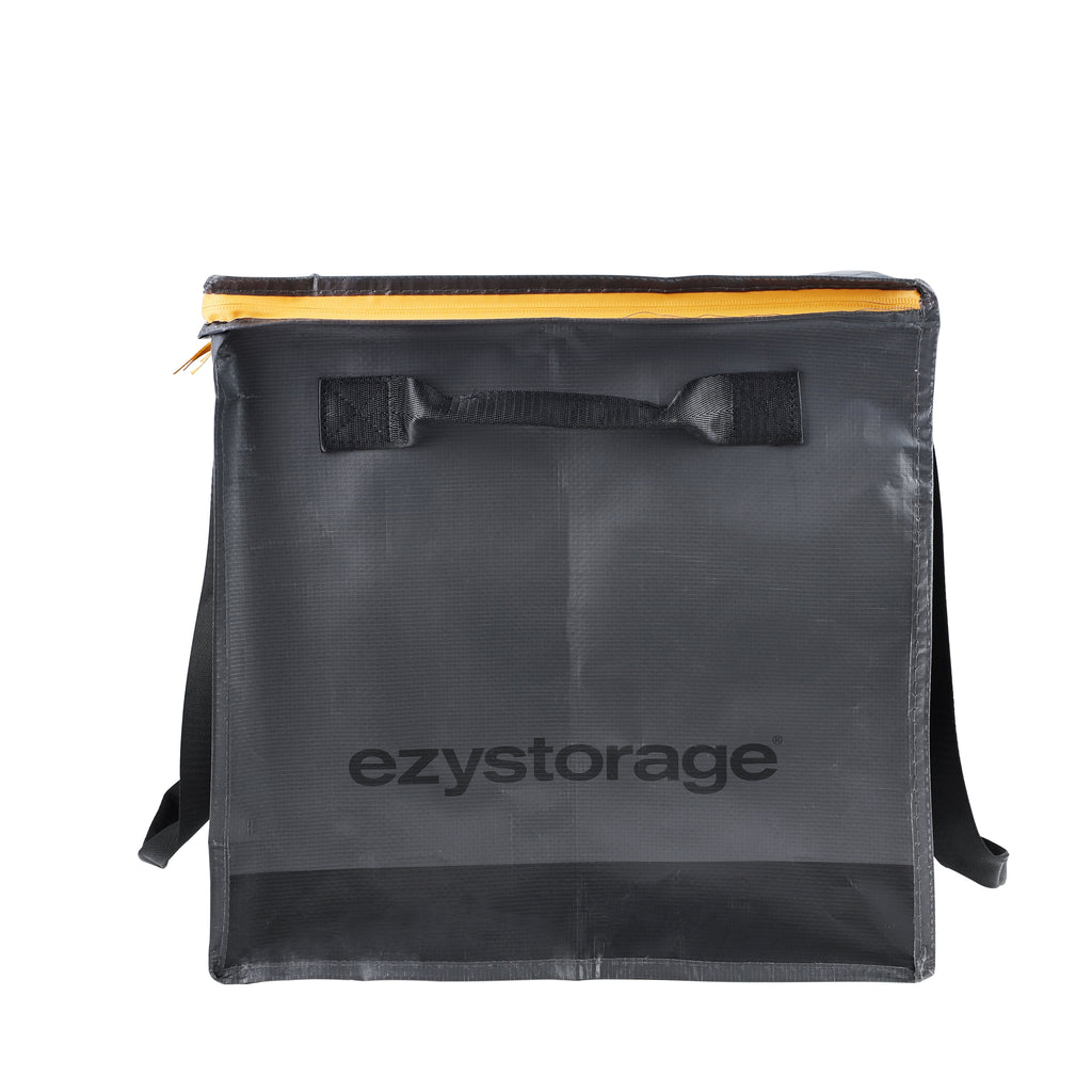 22.1 Gallon, Large, Heavy-Duty Collapsible Utility Storage Bag with Zipper and Reinforced Handles