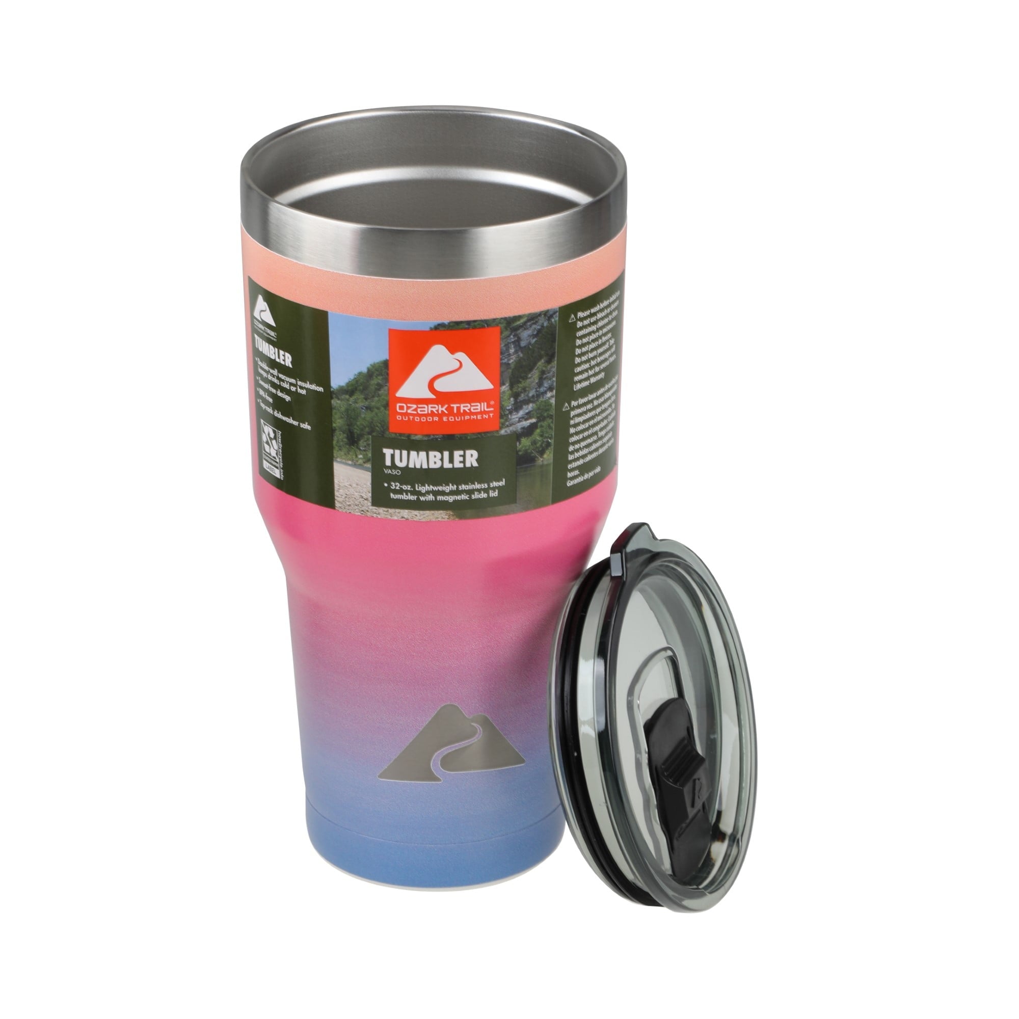 Ozark Trail 32 oz Stainless Steel Insulated Tumbler, Black